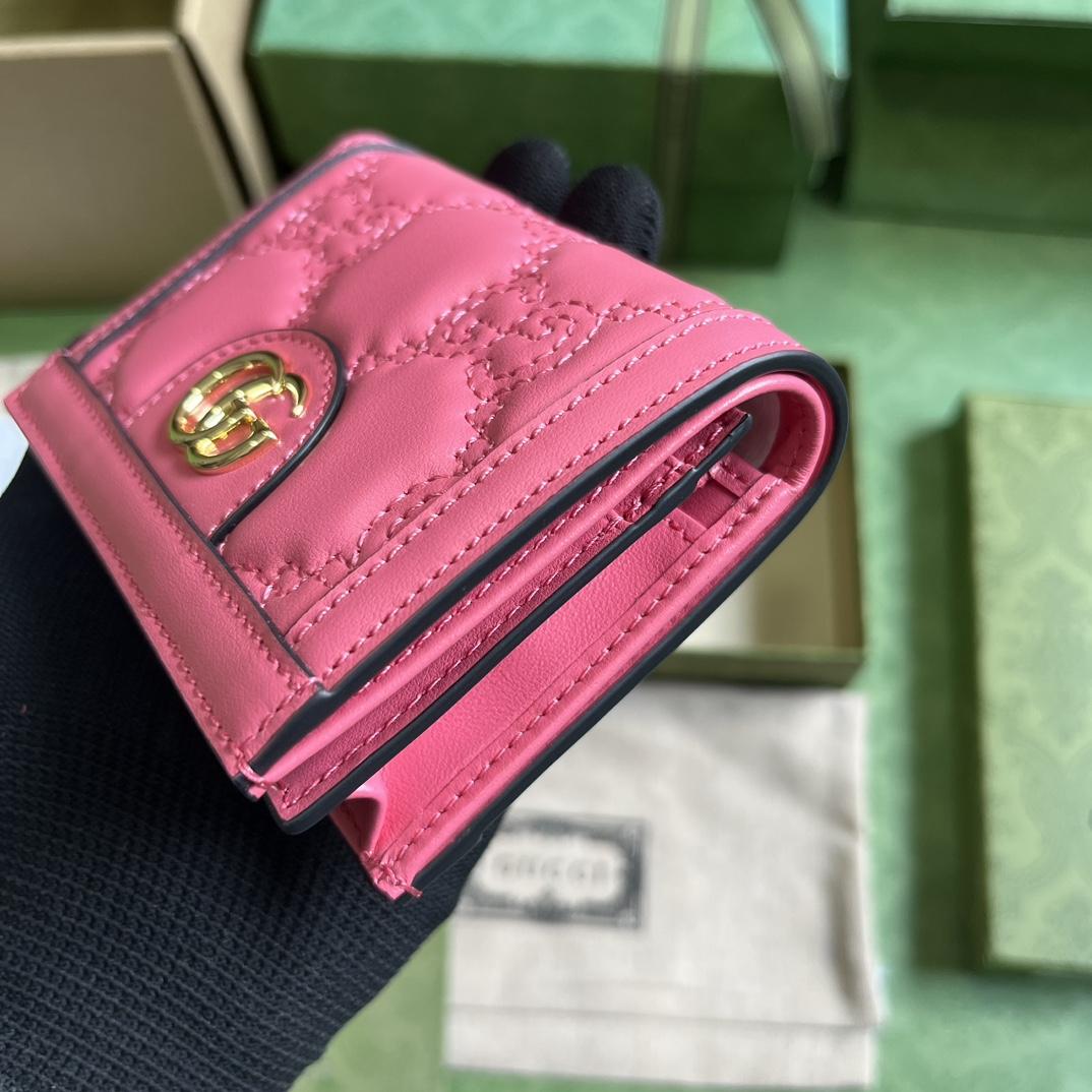 Gucci GG Matelasse Card Case Wallet - EUR FASHION
