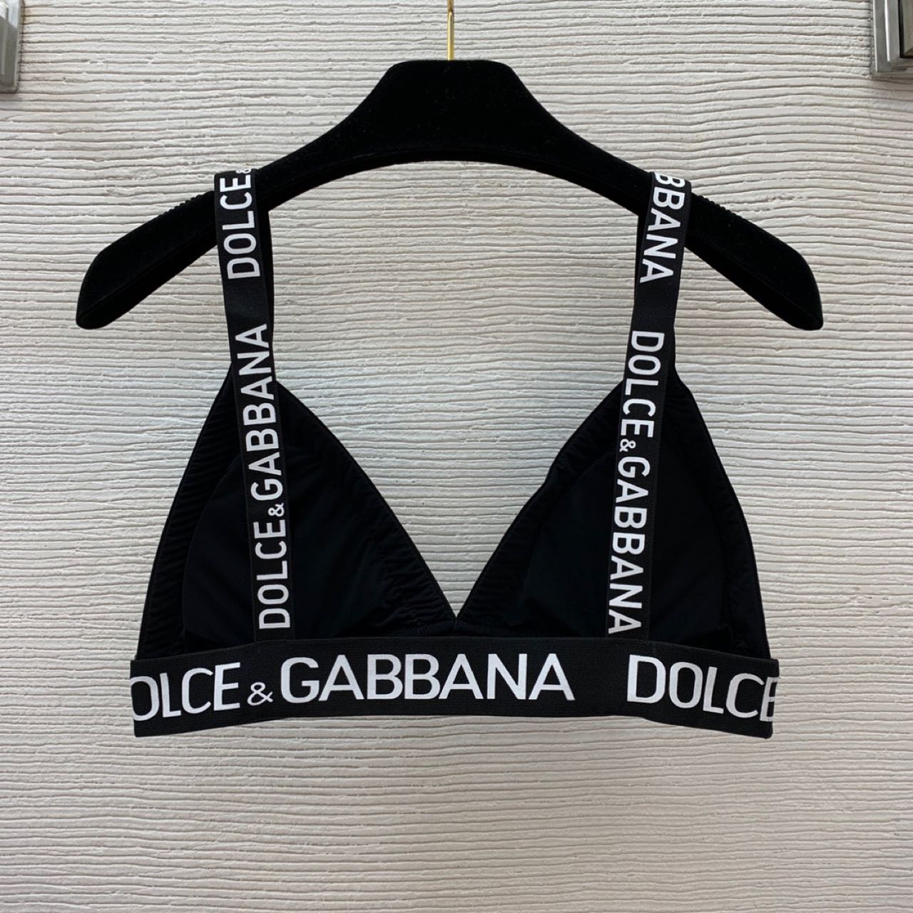 Dolce & Gabbana Crystal mesh triangle Bra & Briefs  - EUR FASHION