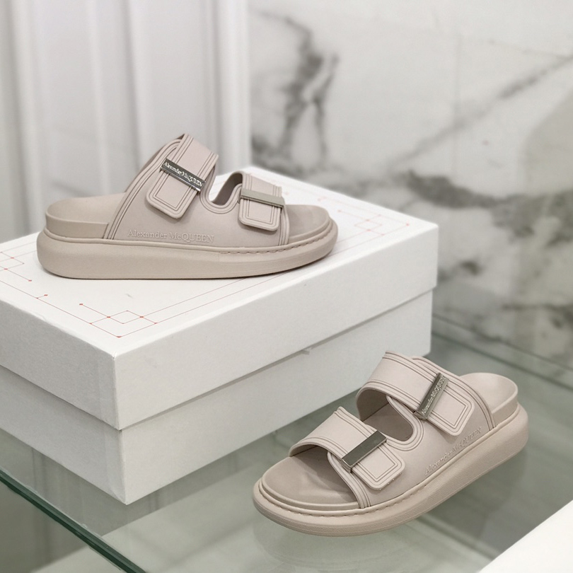 Alexander Mqueen Women's Hybrid Slide In Tea Rose - EUR FASHION
