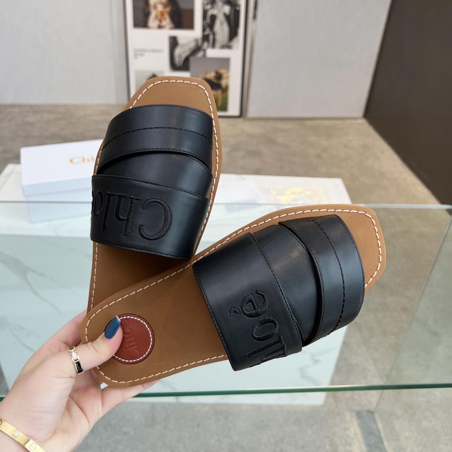 Chloe Woody Flat Mule - EUR FASHION