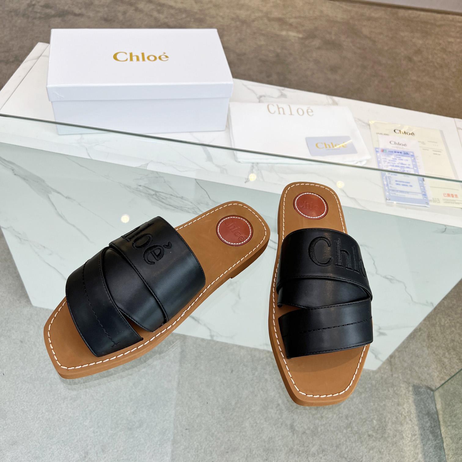 Chloe Woody Flat Mule - EUR FASHION