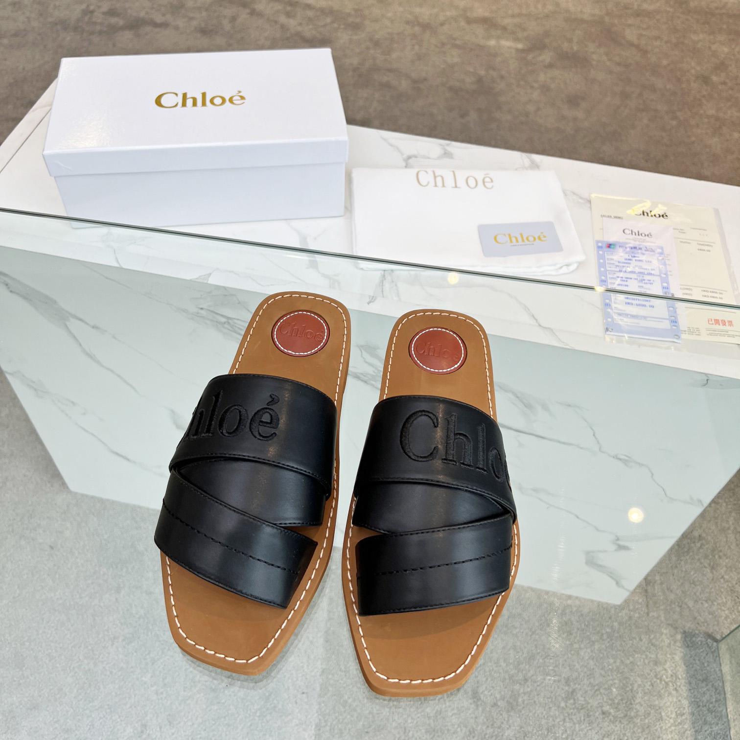 Chloe Woody Flat Mule - EUR FASHION