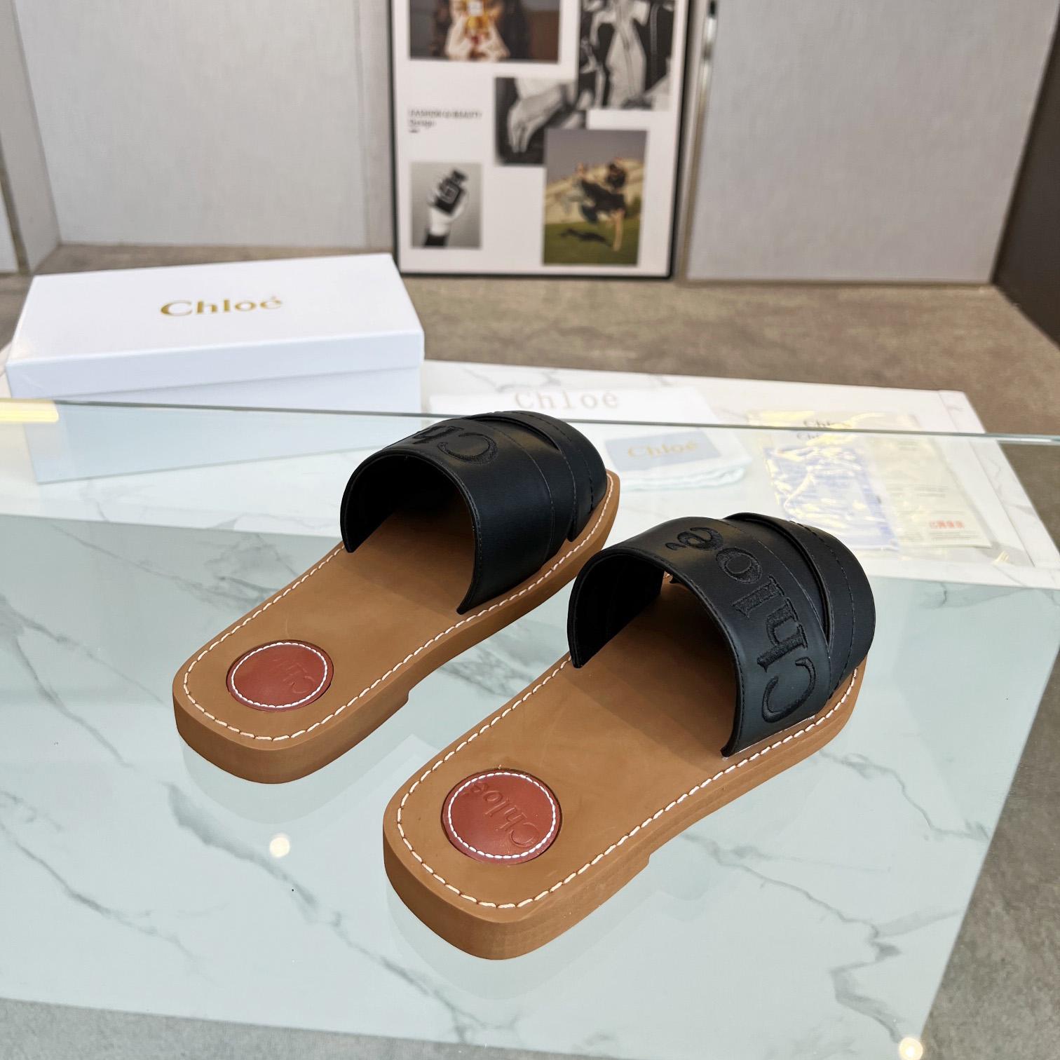 Chloe Woody Flat Mule - EUR FASHION