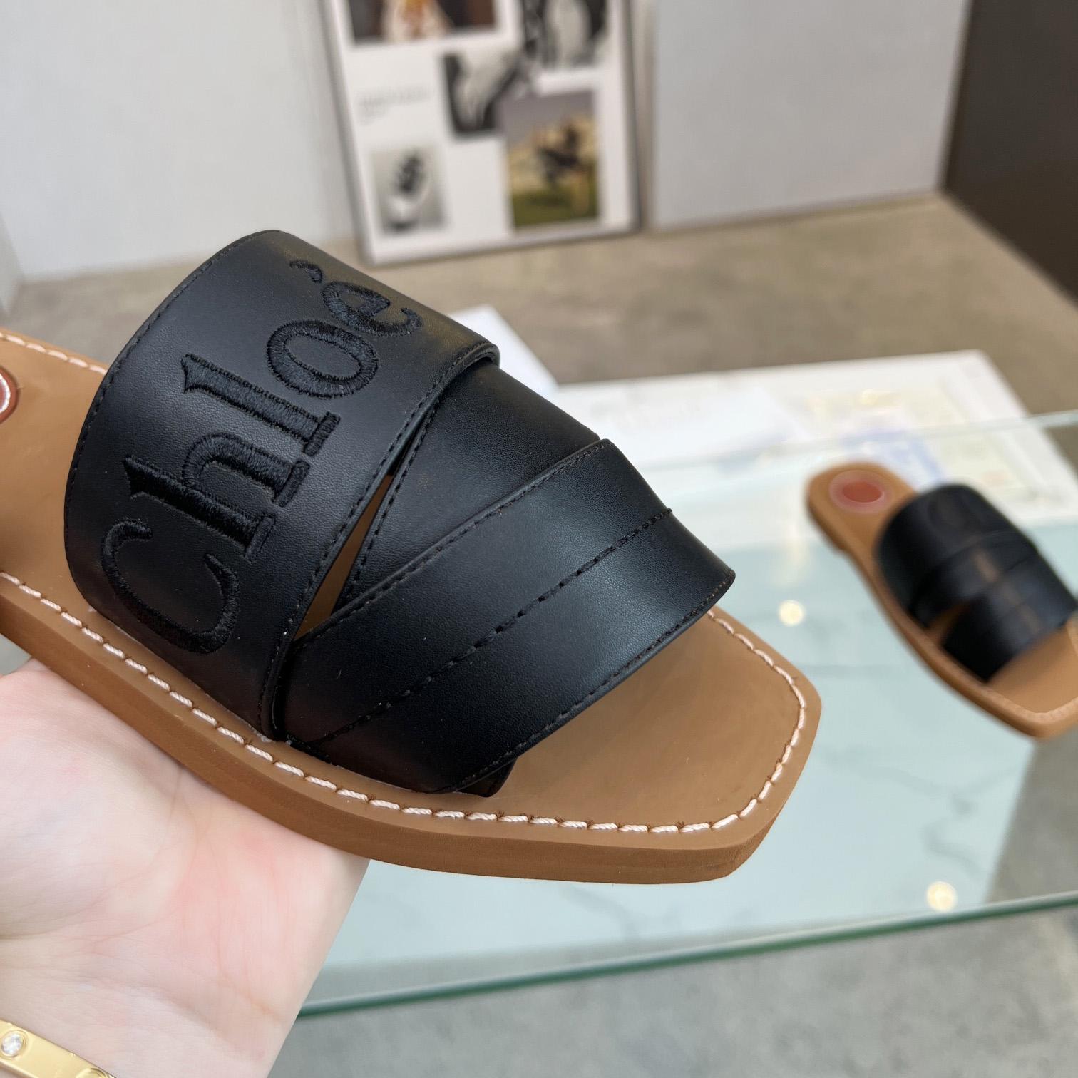 Chloe Woody Flat Mule - EUR FASHION