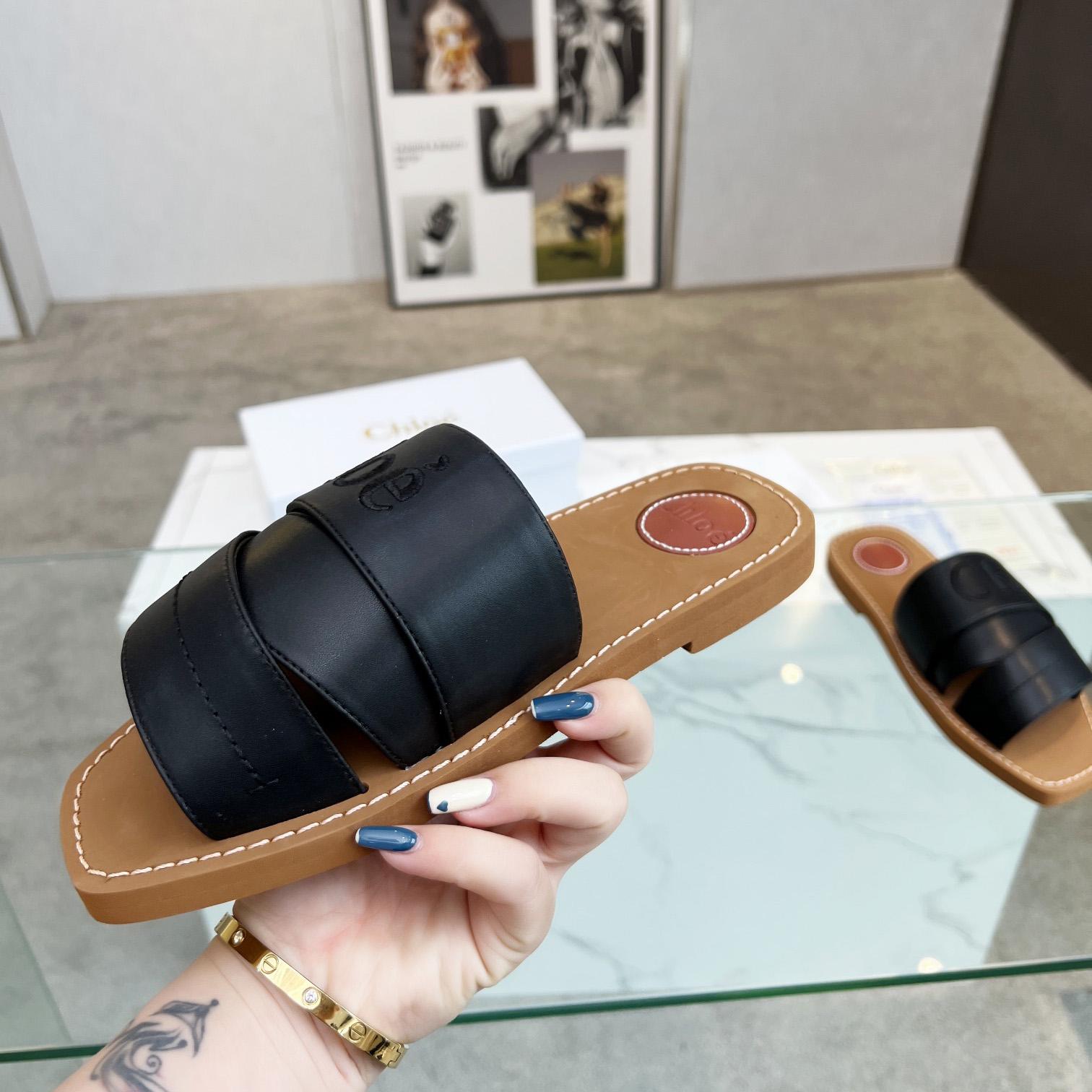 Chloe Woody Flat Mule - EUR FASHION