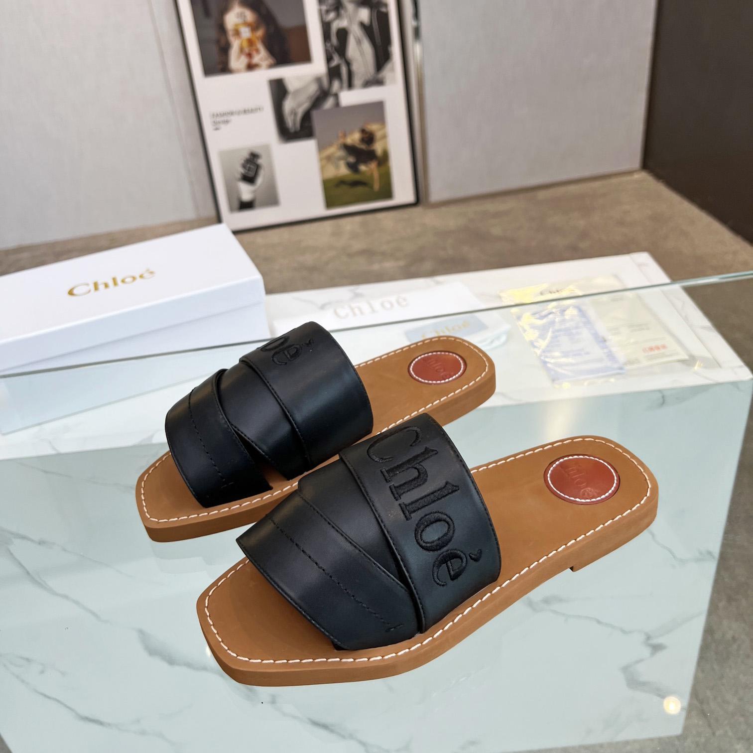 Chloe Woody Flat Mule - EUR FASHION