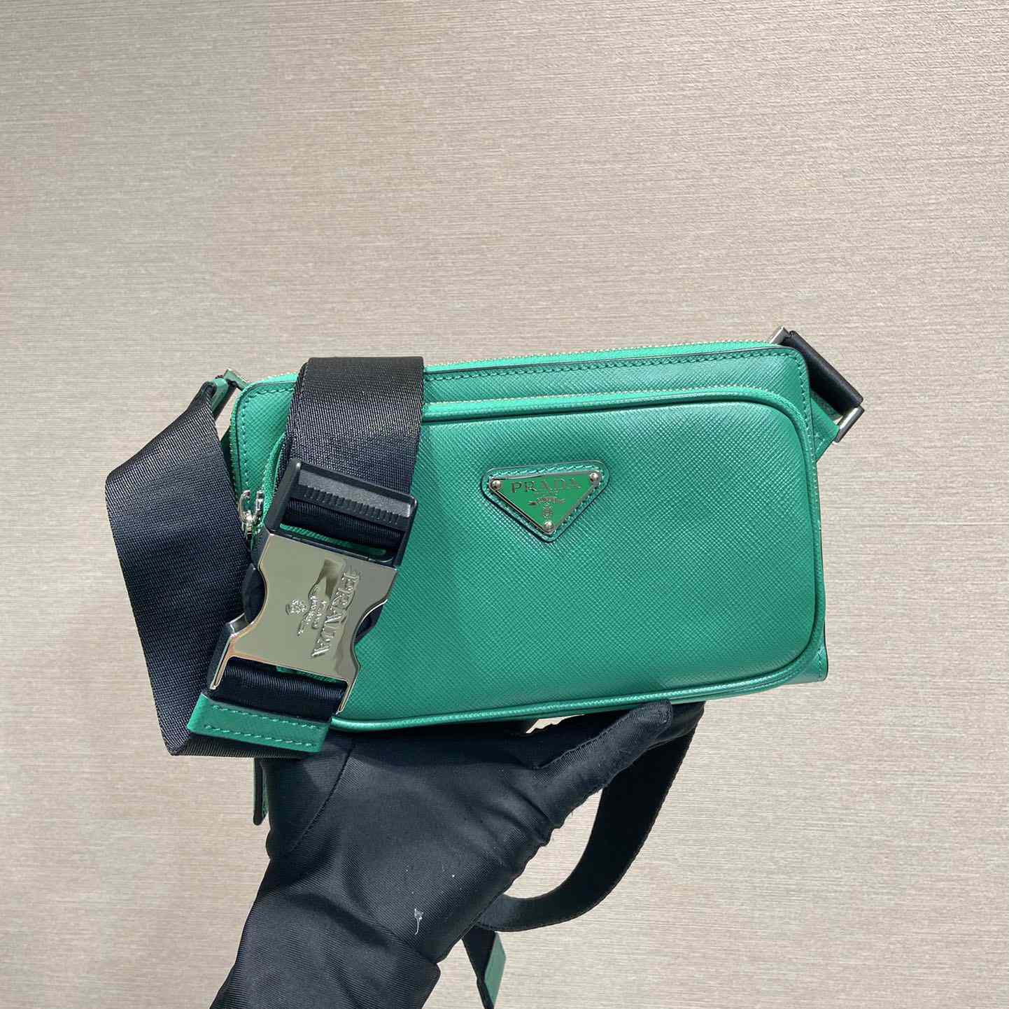 Prada Saffiano Leather Belt Bag - EUR FASHION