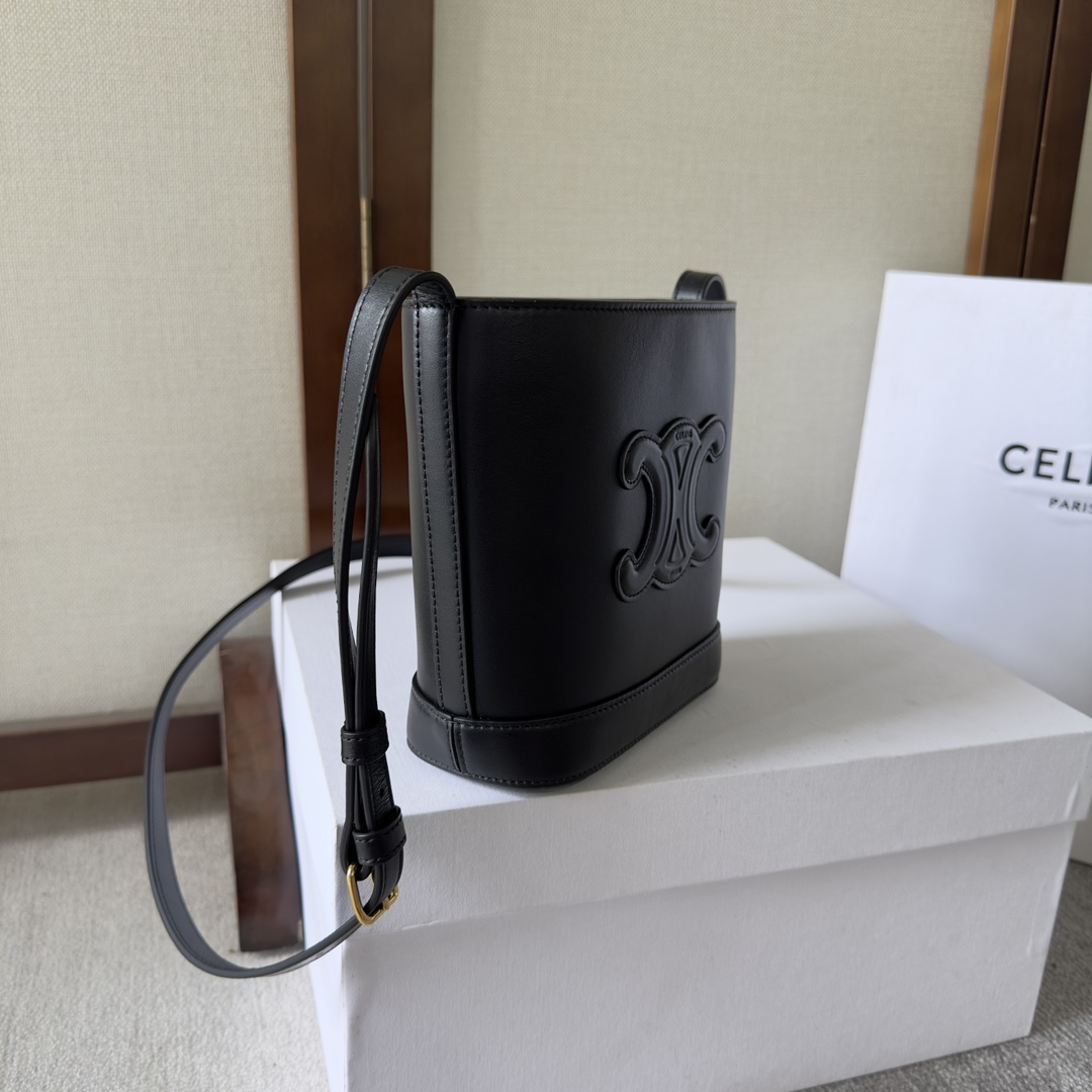 Celine Mini Bucket Cuir Triomphe In Smooth Calfskin  - EUR FASHION
