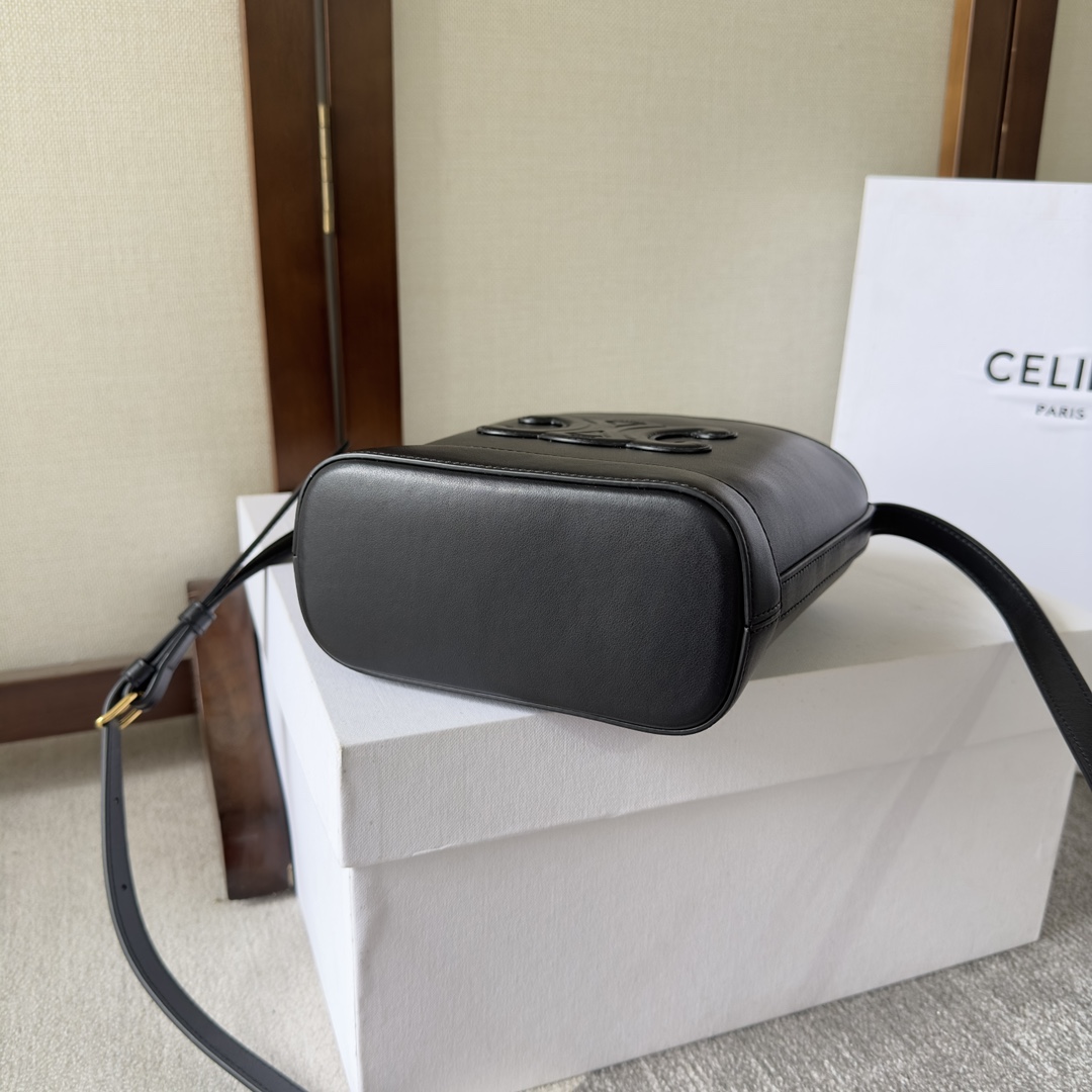 Celine Mini Bucket Cuir Triomphe In Smooth Calfskin  - EUR FASHION