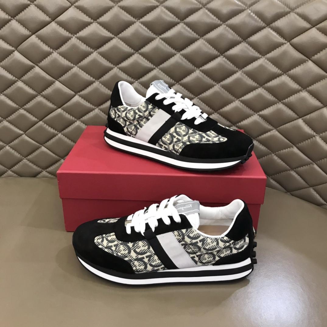 Ferragamo Fabric low-top Sneakers - EUR FASHION