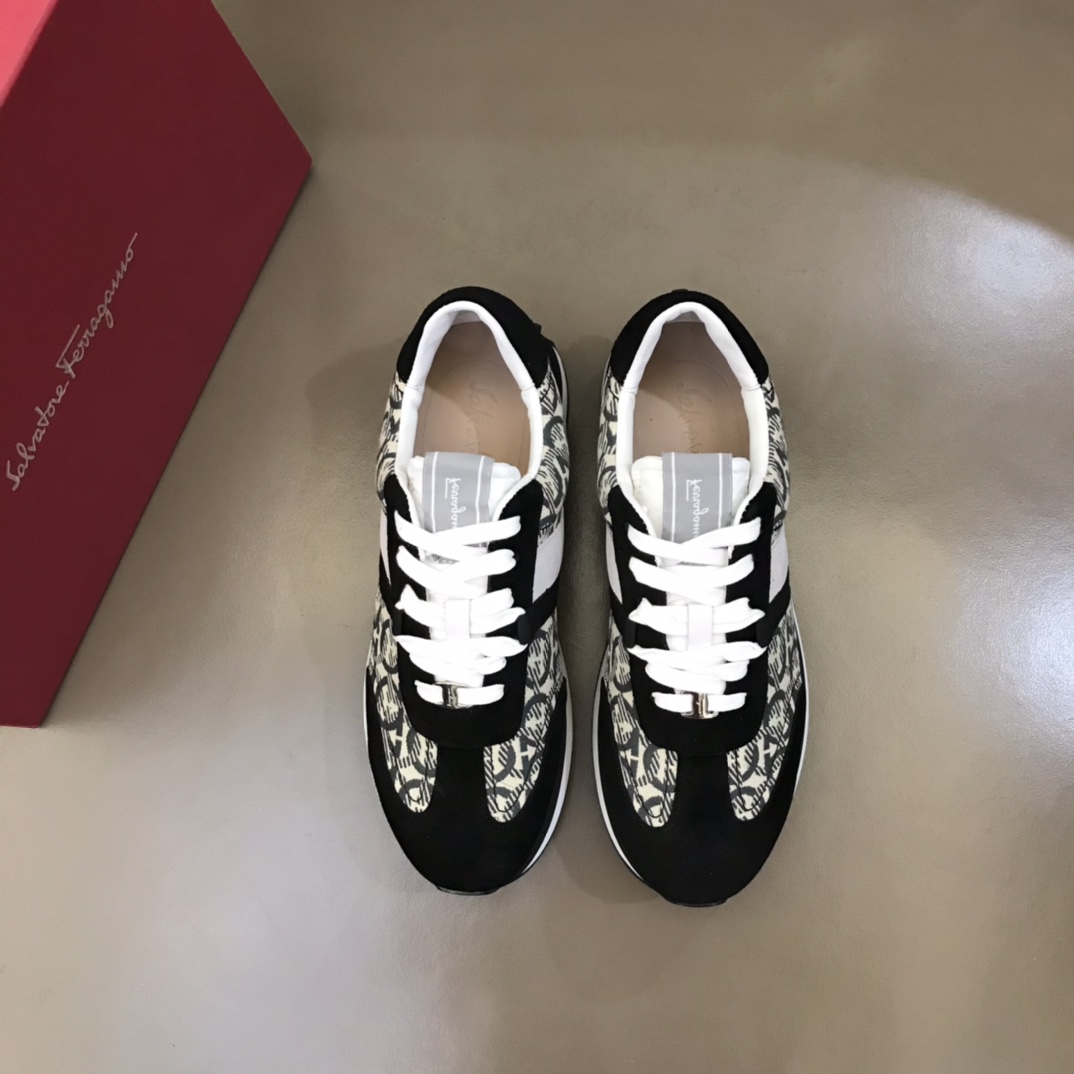 Ferragamo Fabric low-top Sneakers - EUR FASHION