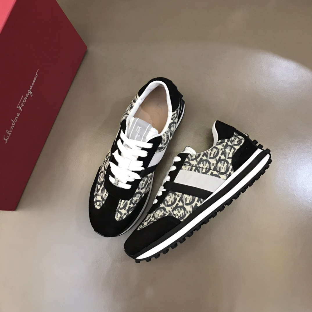 Ferragamo Fabric low-top Sneakers - EUR FASHION