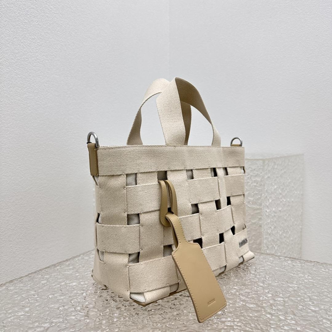 Jacquemus Le Cabas Gros Grain Grosgrain Tote Bag - EUR FASHION