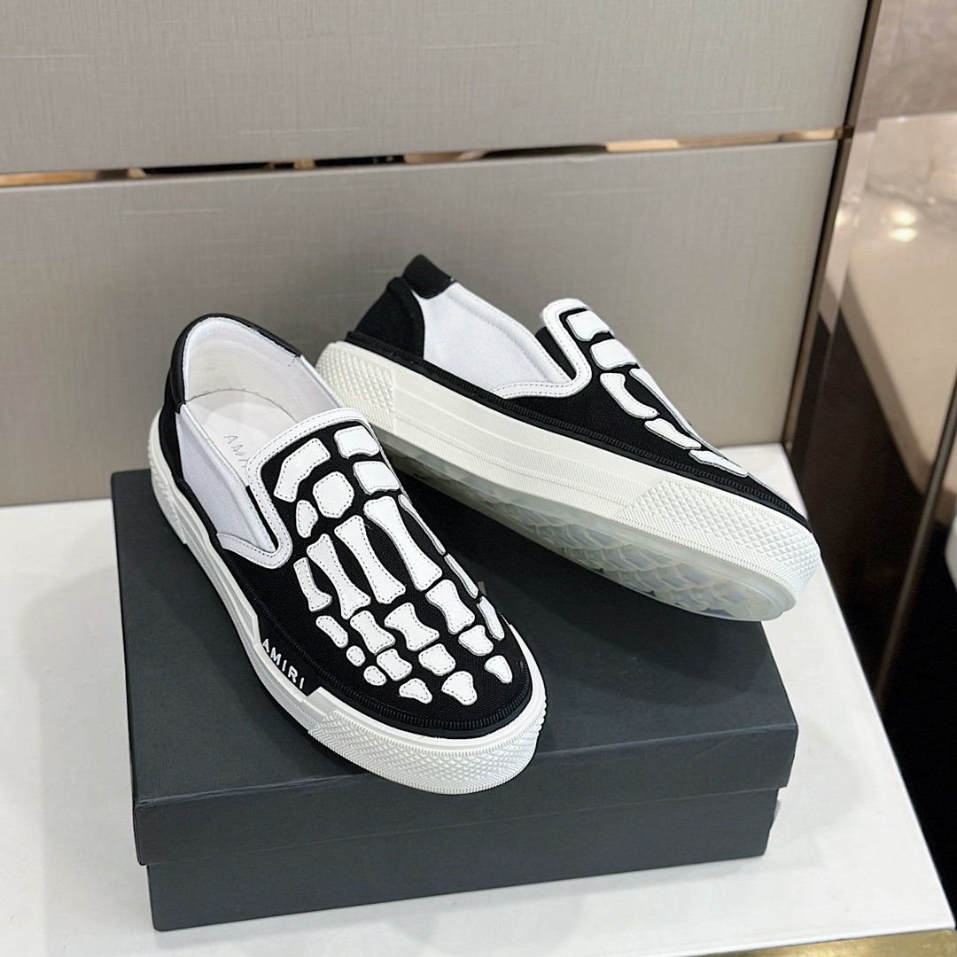 Amiri Skel Top Slip-on Sneakers - EUR FASHION
