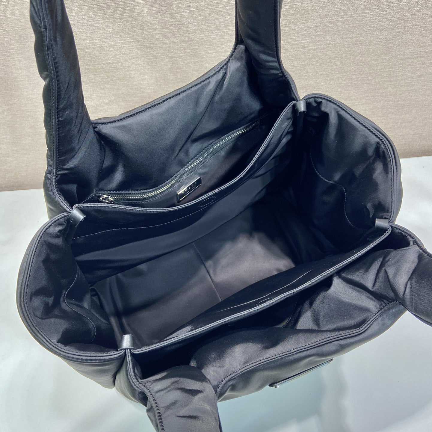 Prada Large Padded Re-Nylon Tote Bag - EUR FASHION