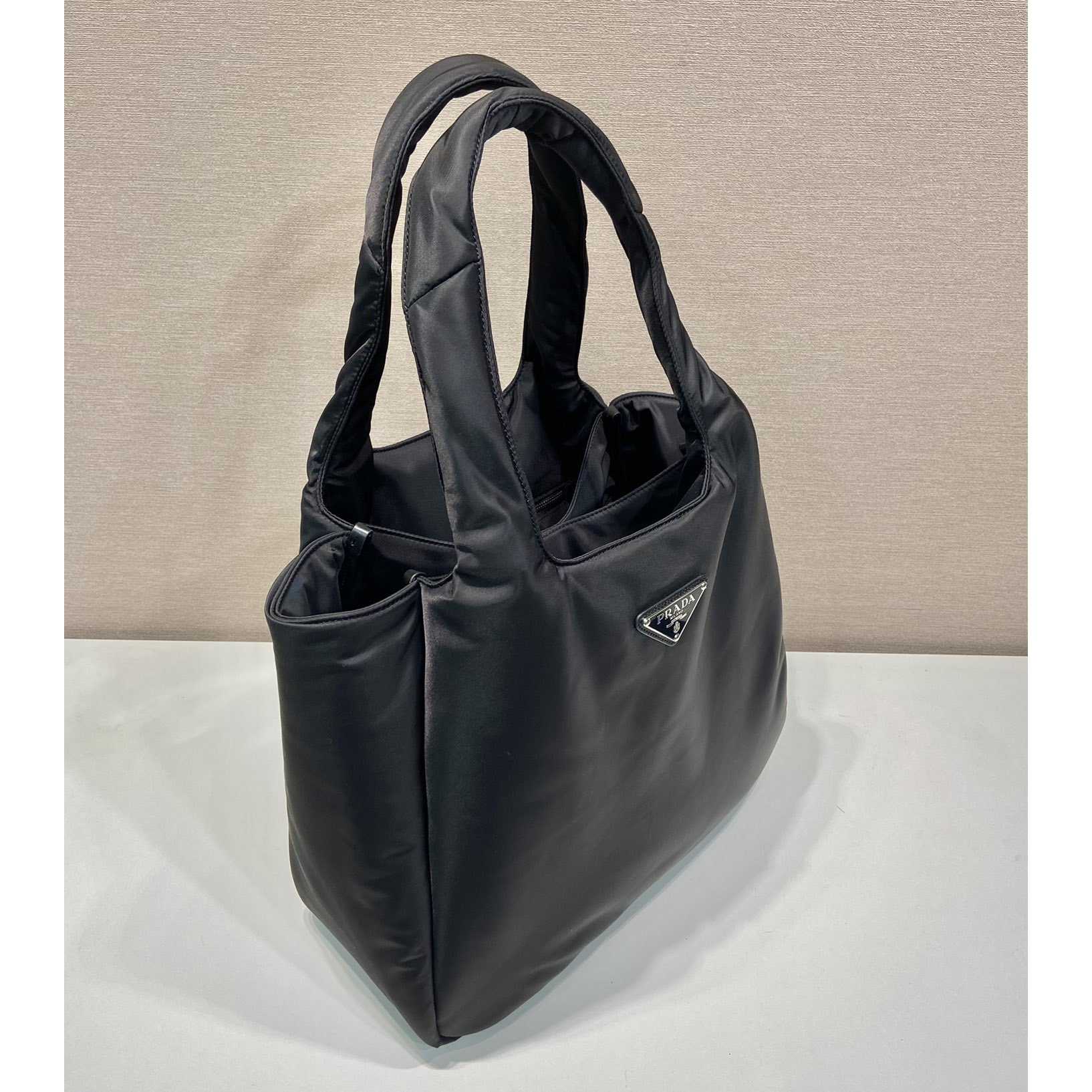 Prada Large Padded Re-Nylon Tote Bag - EUR FASHION