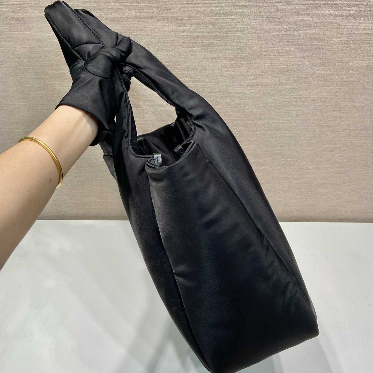 Prada Large Padded Re-Nylon Tote Bag - EUR FASHION