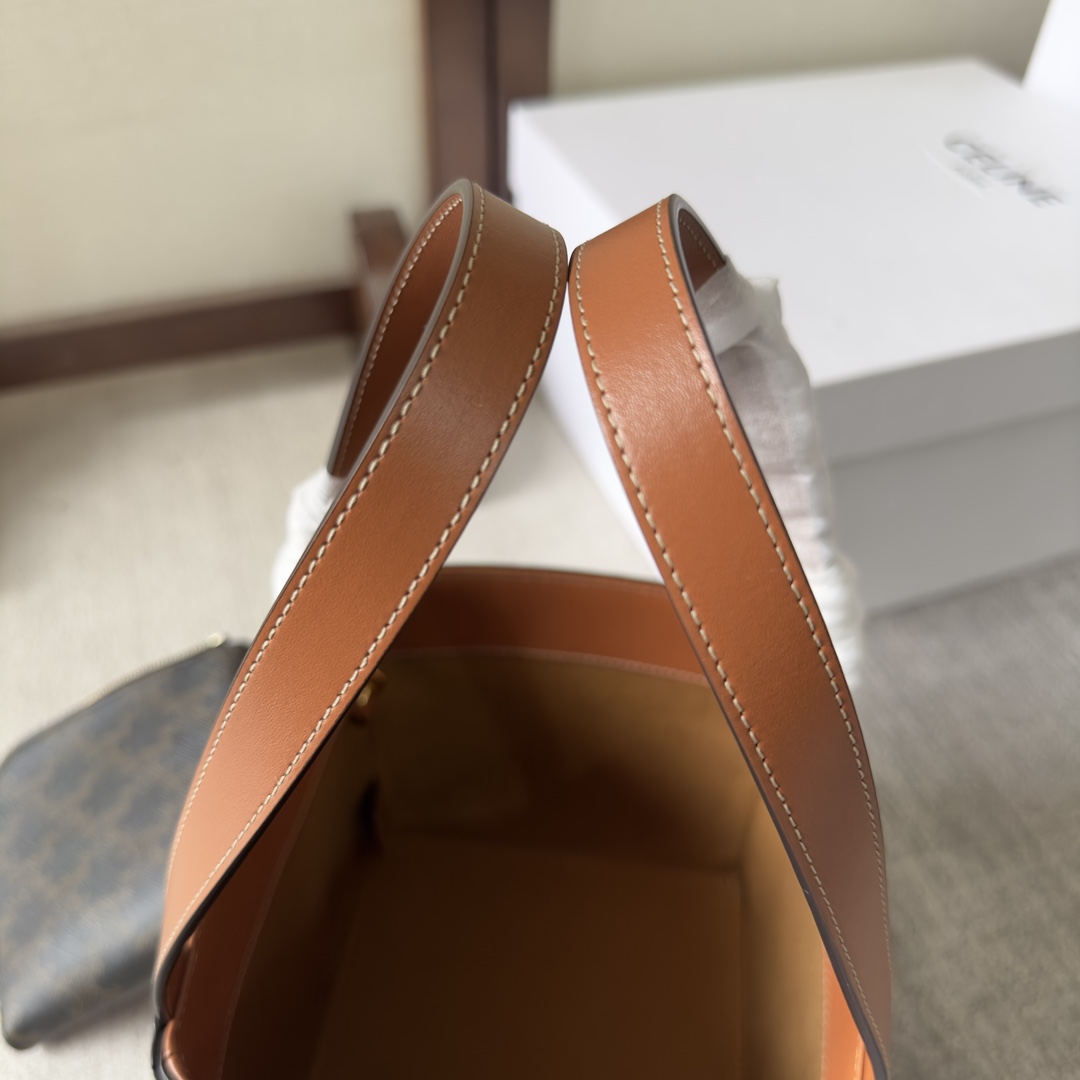 Celine Cube Bag Cuir Triomphe in Triomphe Canvas and Calfskin (15-15-15cm) - EUR FASHION
