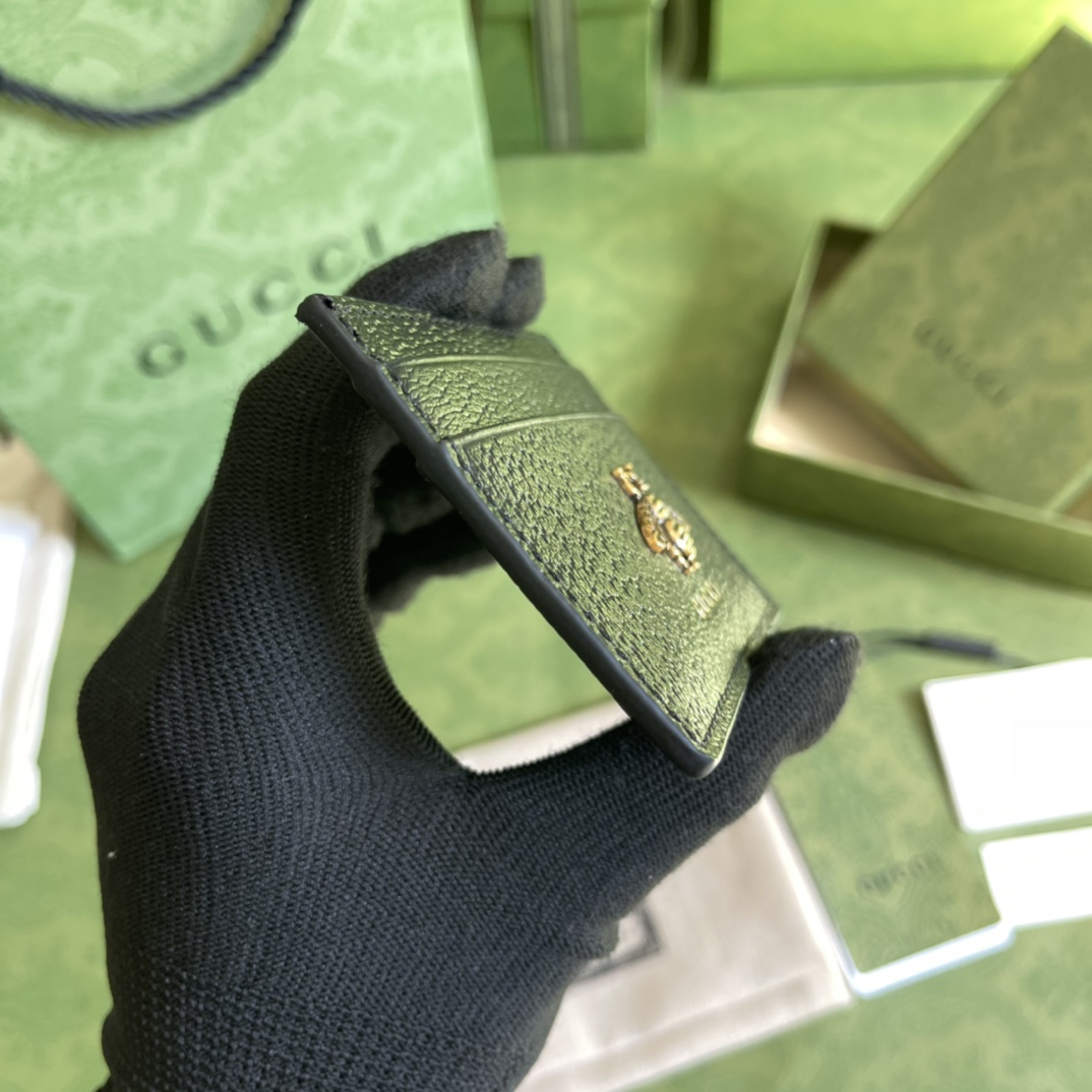 Gucci Animalier Leather Card Case (10*7cm) - EUR FASHION