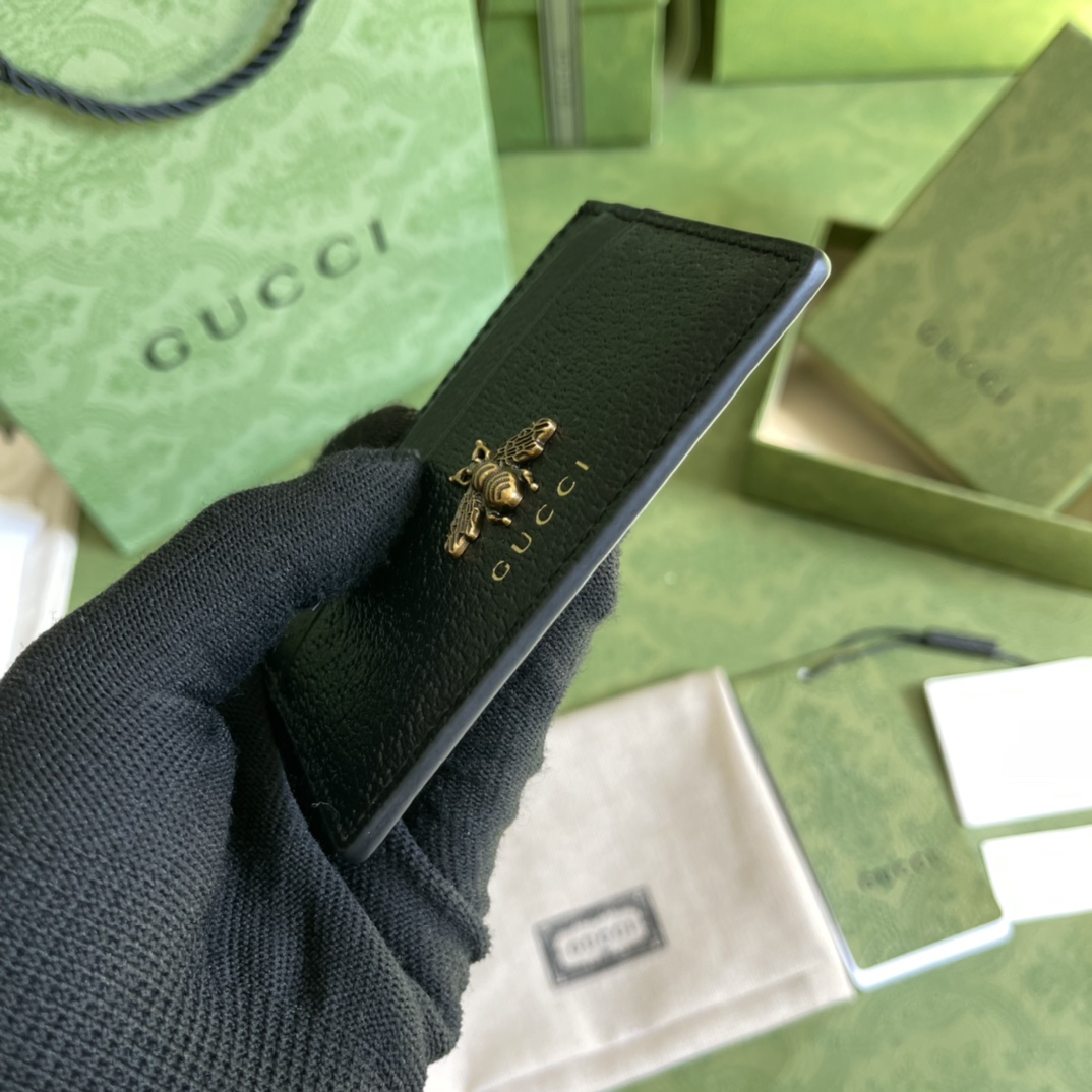 Gucci Animalier Leather Card Case (10*7cm) - EUR FASHION