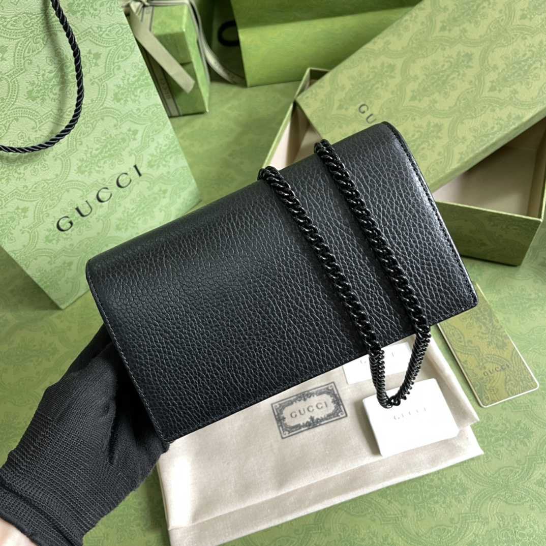 Gucci GGG Marmont Chain Wallet - EUR FASHION