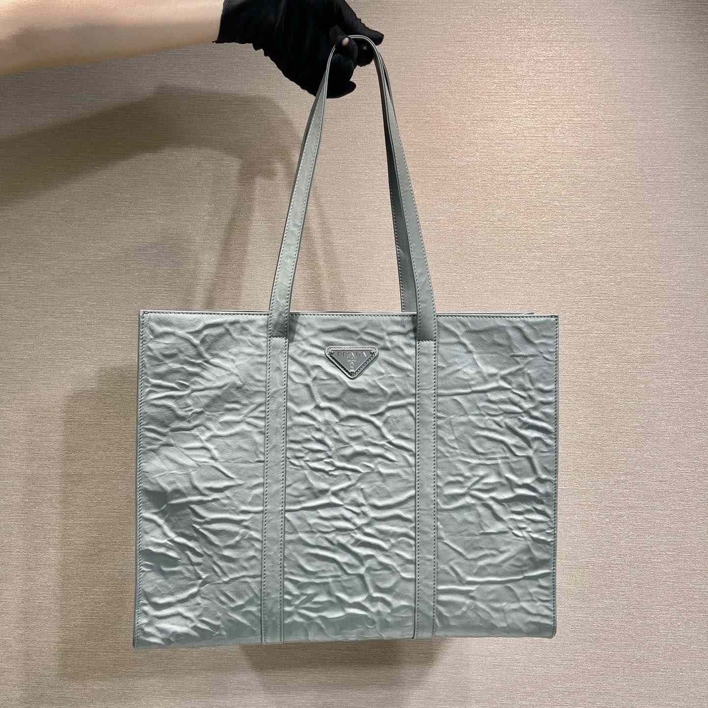 Prada Large Antique Nappa Leather Tote - EUR FASHION