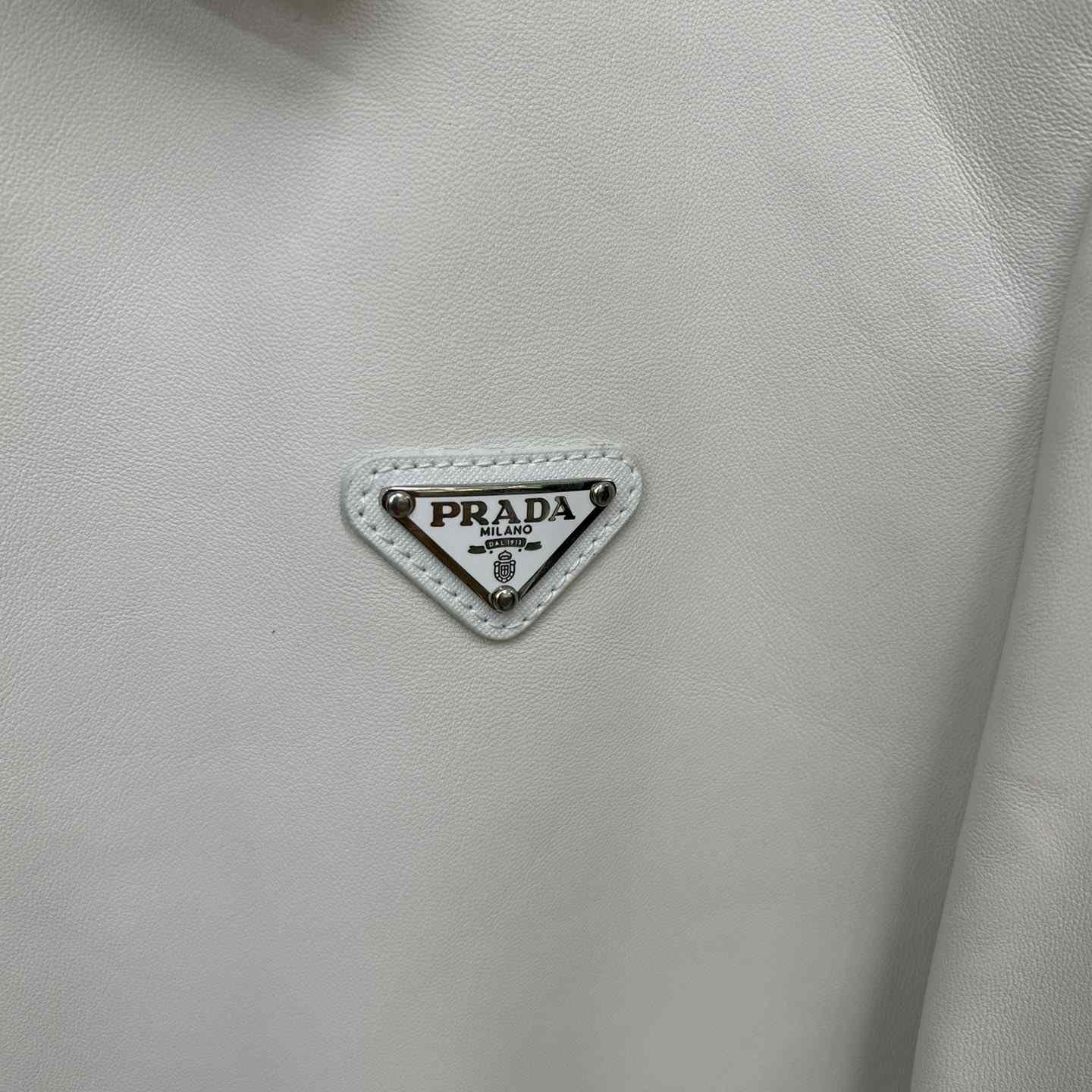 Prada Nappa Leather Blouson Jacket - EUR FASHION