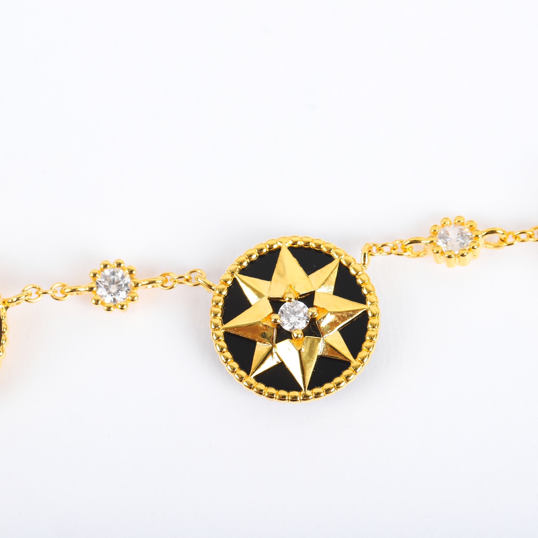 Dior Rose Des Vents and Rose Céleste Necklace - EUR FASHION