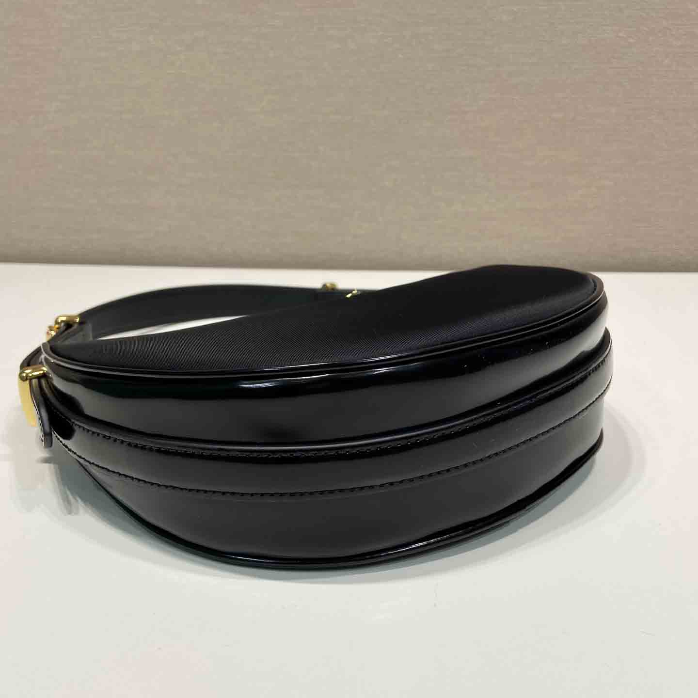 Prada Arqué Re-Nylon And Brushed Leather Shoulder Bag - EUR FASHION