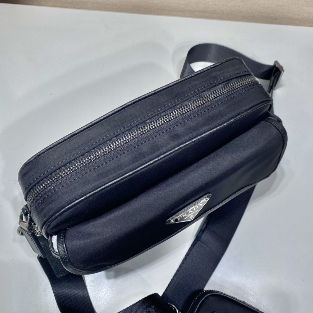 Prada Re-Nylon Saffiano Leather Shoulder Bag ( 22-16-5cm) - EUR FASHION