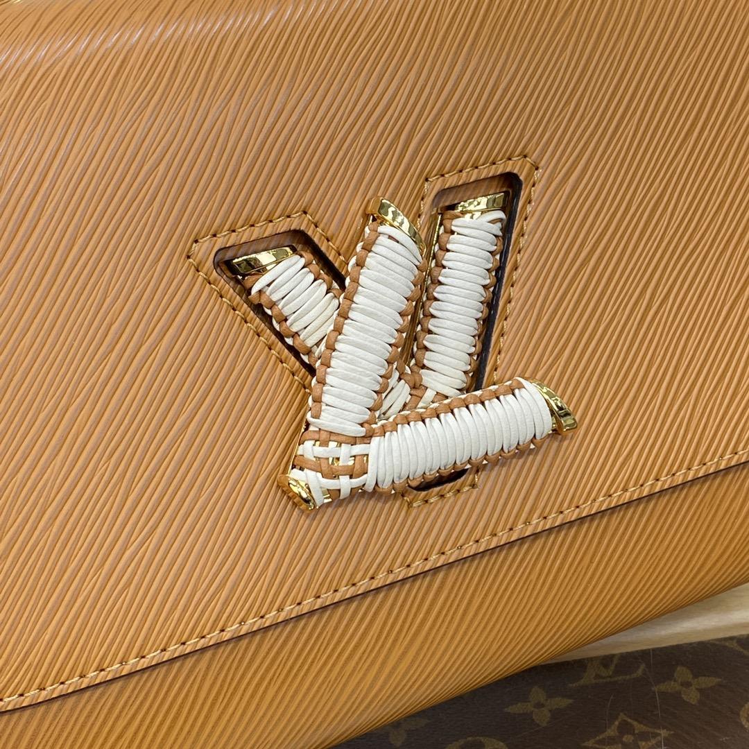 Louis Vuitton Twist MM Gold Honey Epi (23*17*9.5cm)      M22229 - EUR FASHION