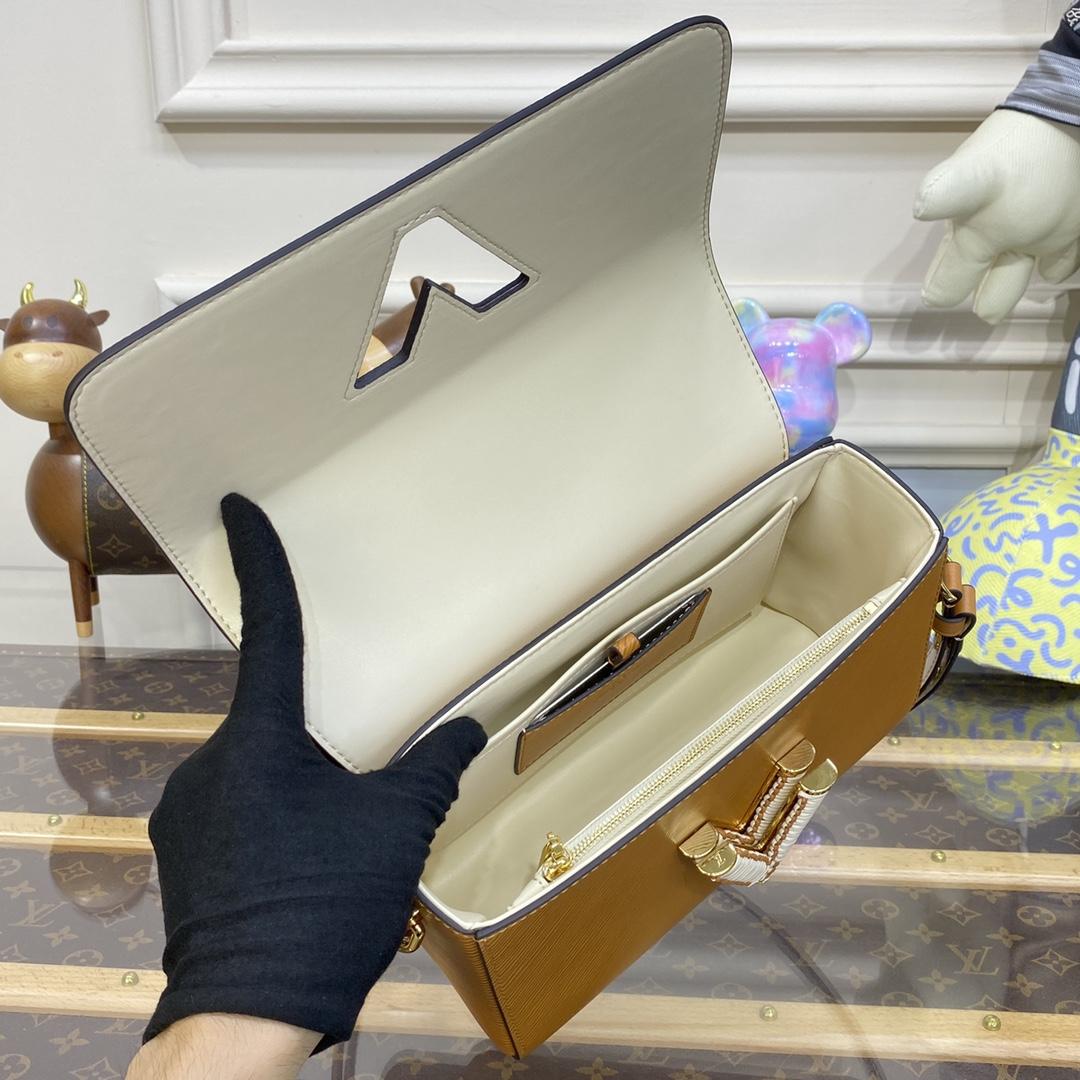 Louis Vuitton Twist MM Gold Honey Epi (23*17*9.5cm)      M22229 - EUR FASHION