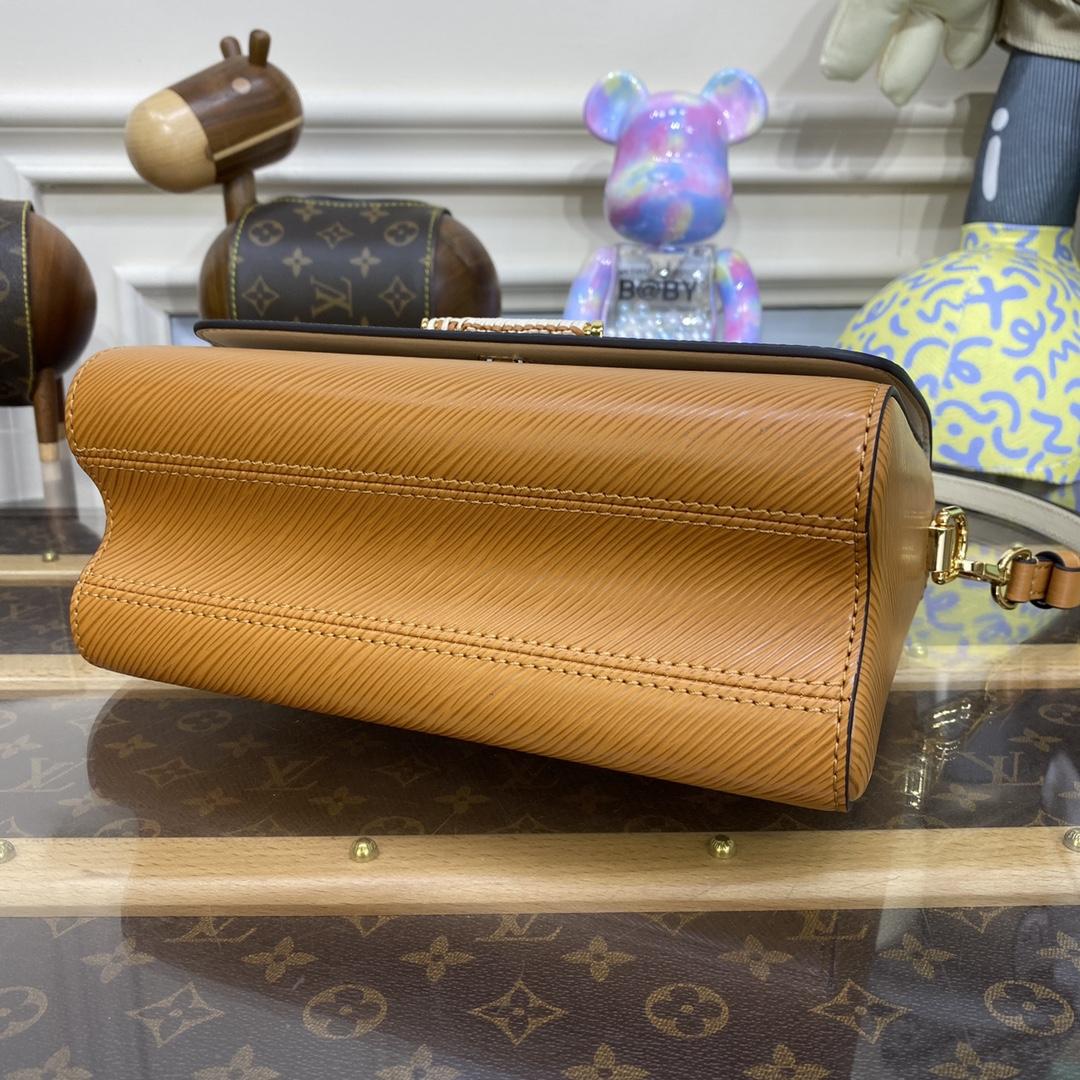 Louis Vuitton Twist MM Gold Honey Epi (23*17*9.5cm)      M22229 - EUR FASHION