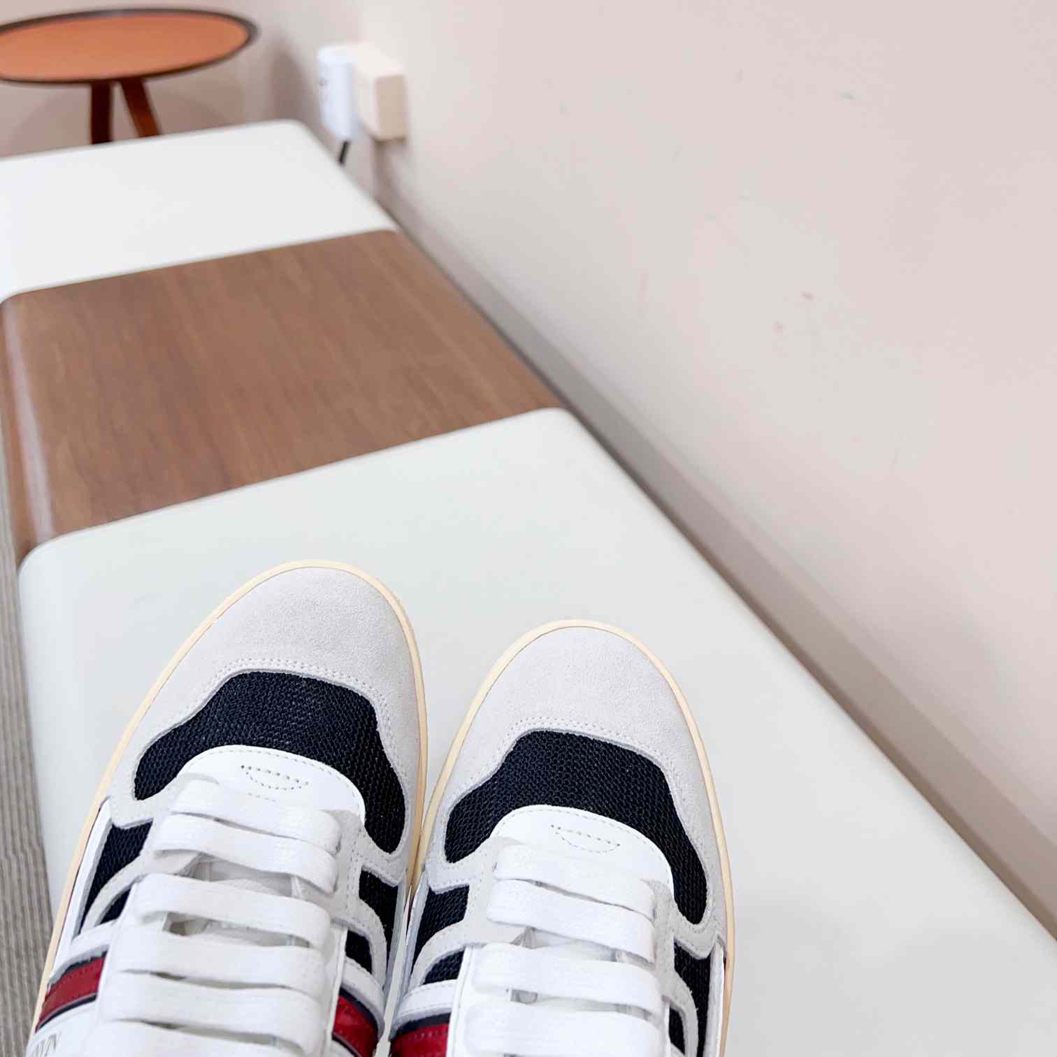 Lanvin Leather Low-top Clay Sneakers - EUR FASHION