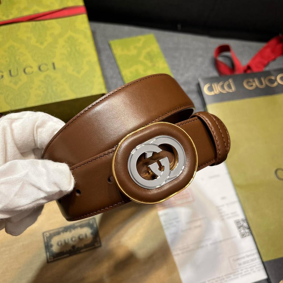 Gucci Belt With Interlocking G Buckle - EUR FASHION