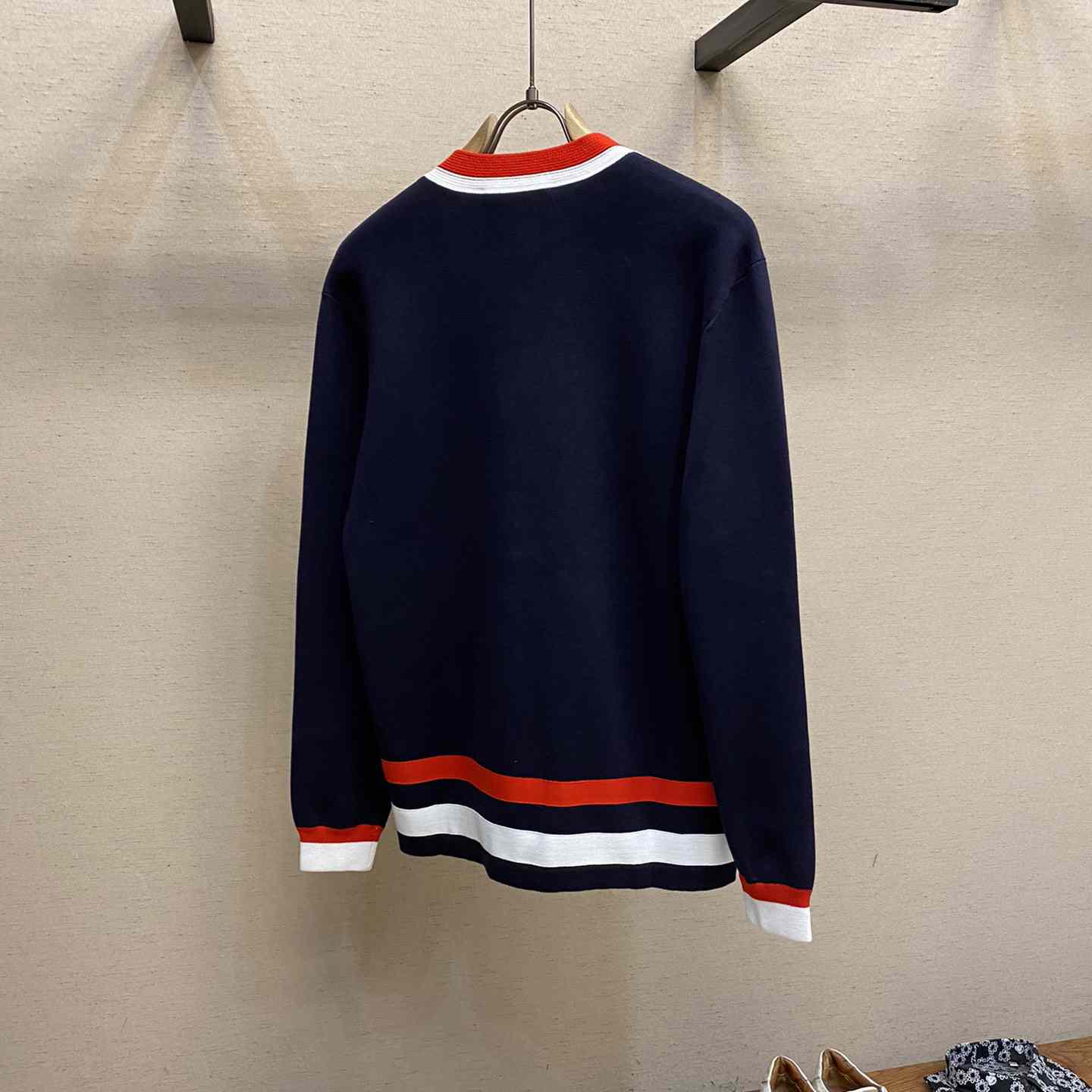 Gucci Knit Wool Cardigan With Patch - EUR FASHION