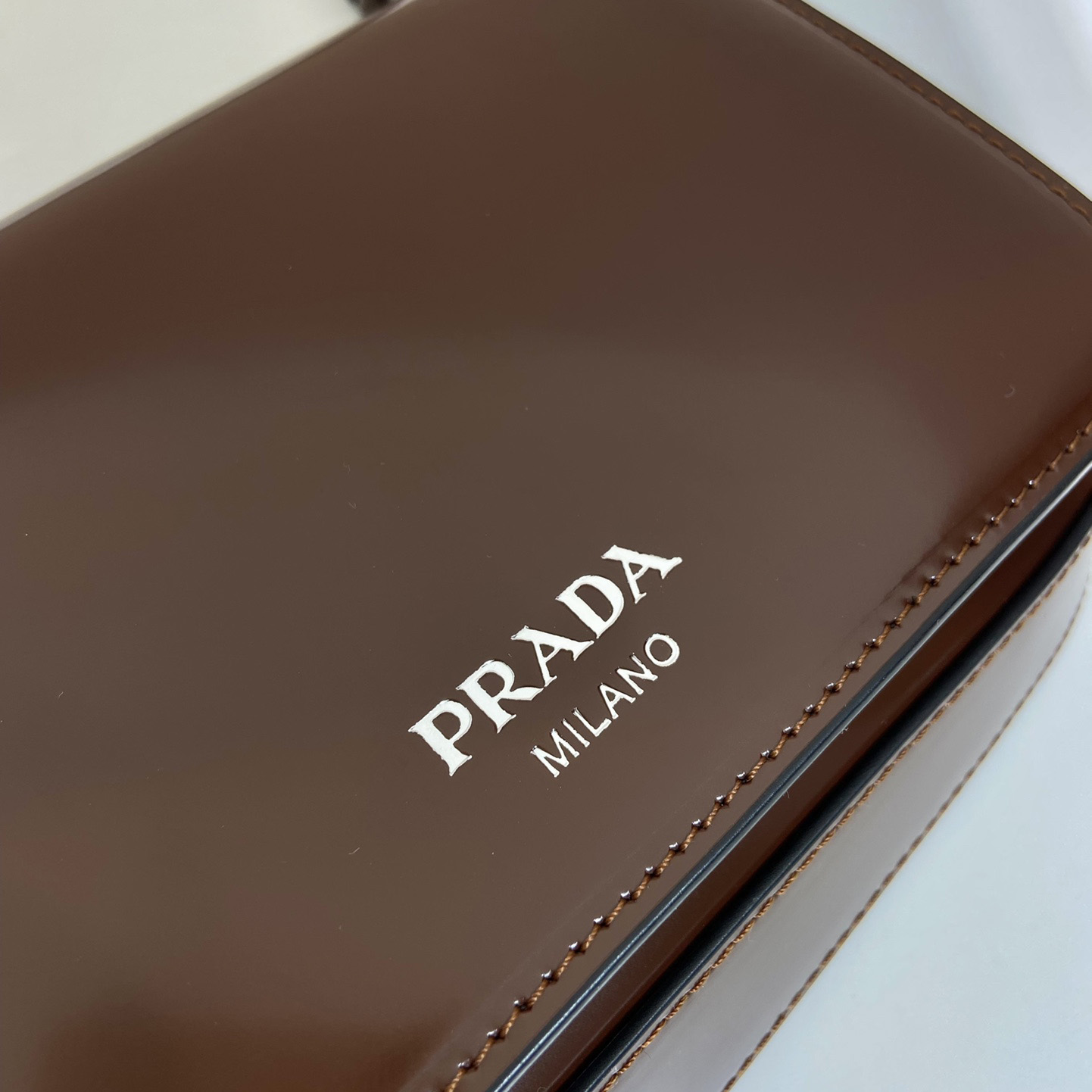 Prada Brushed Leather Mini-bag With Shoulder Strap - EUR FASHION