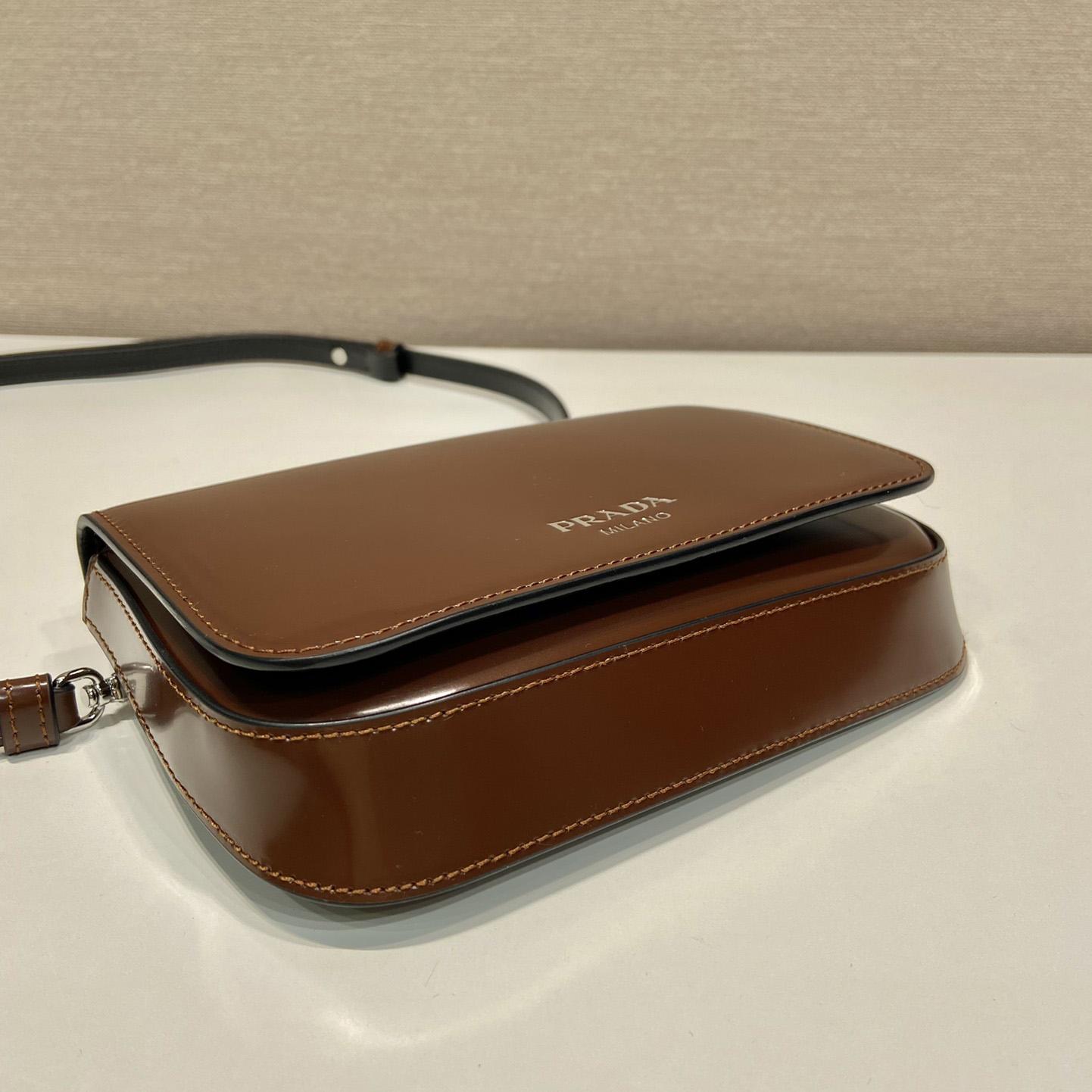 Prada Brushed Leather Mini-bag With Shoulder Strap - EUR FASHION