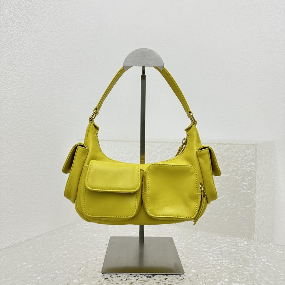 Miu Miu Nappa Leather Pocket Bag - EUR FASHION