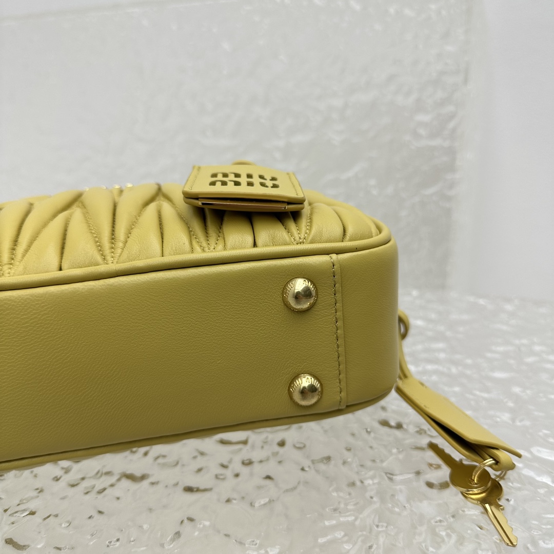 Miu Miu Matelassé Nappa Leather Top-handle Bag - EUR FASHION