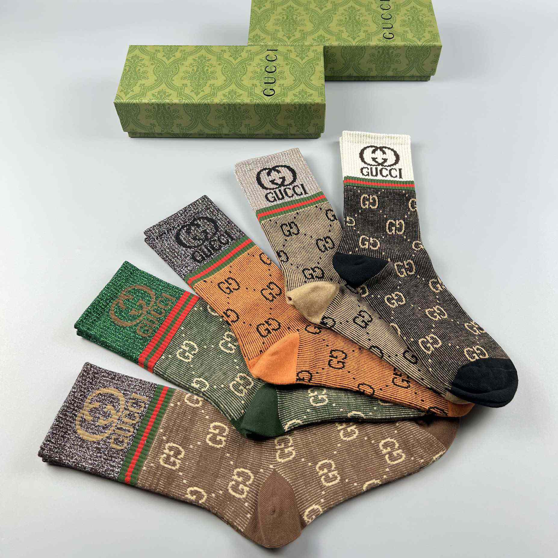 Gucci GG Socks/Box - EUR FASHION