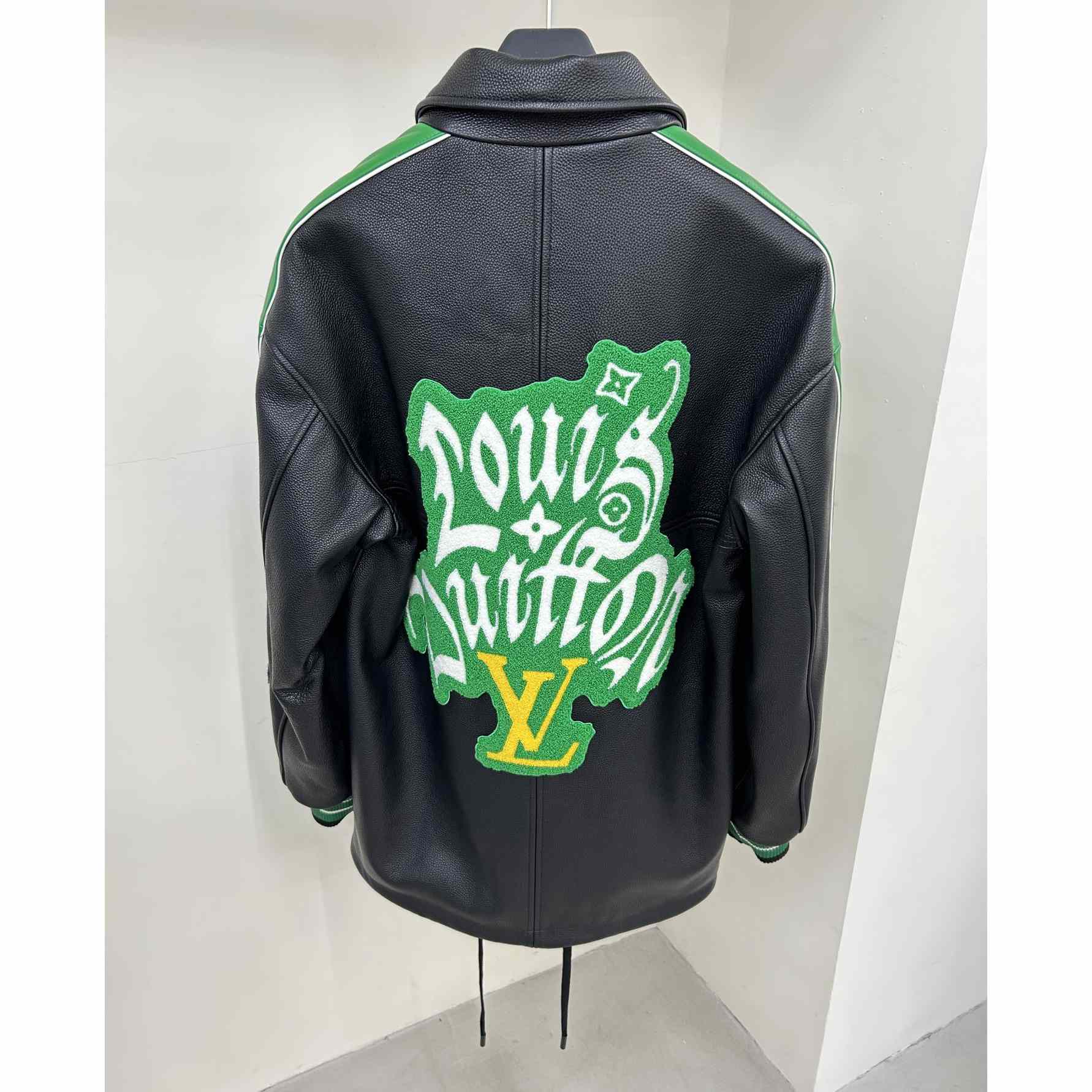Louis Vuitton Long Leather Coach Jacket   - EUR FASHION