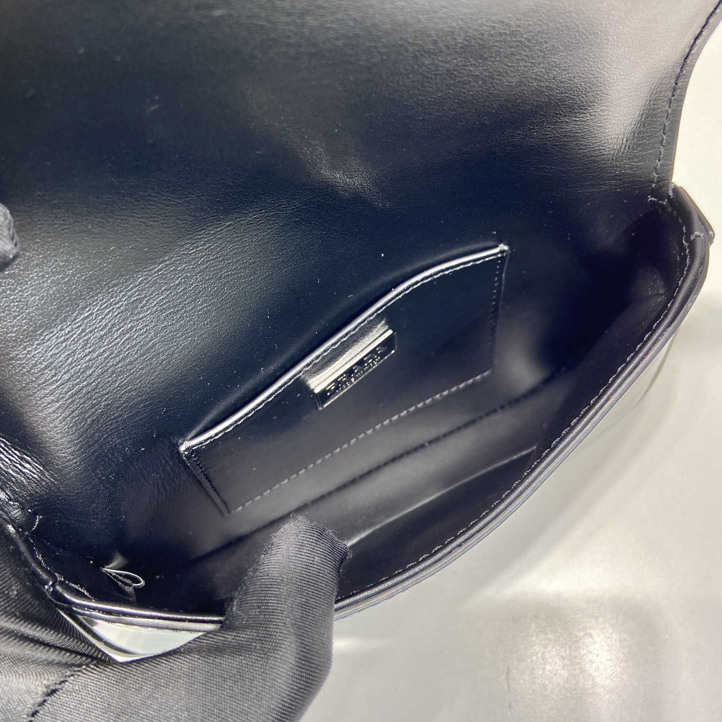 Prada Brushed Leather Mini-bag With Shoulder Strap - EUR FASHION