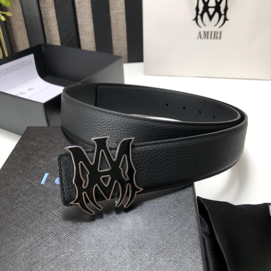 Amiri Ma Leather Belt - EUR FASHION