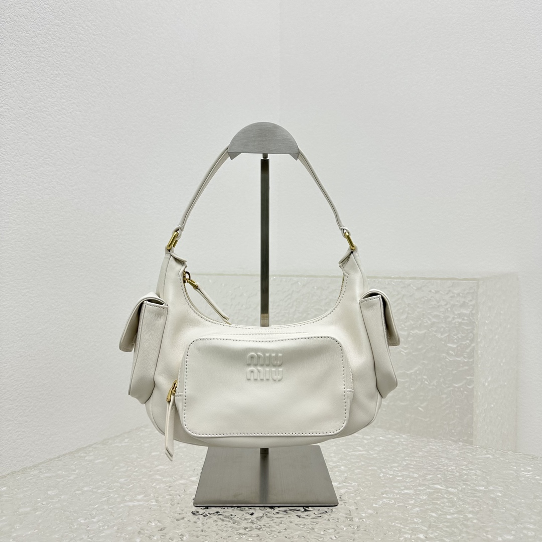 Miu Miu Nappa Leather Pocket Bag - EUR FASHION
