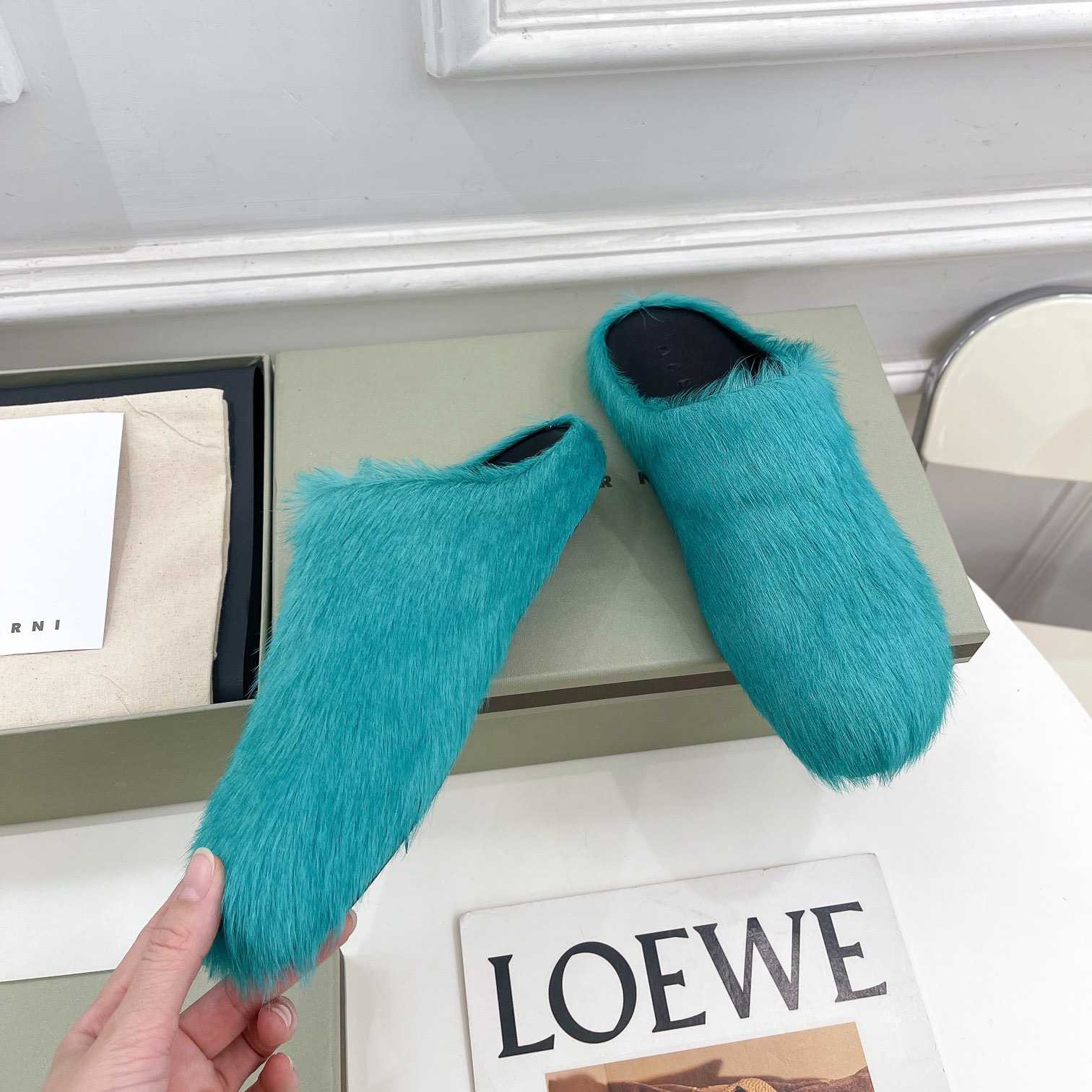 Marni Fussbett Slip-On Flat Mules - EUR FASHION