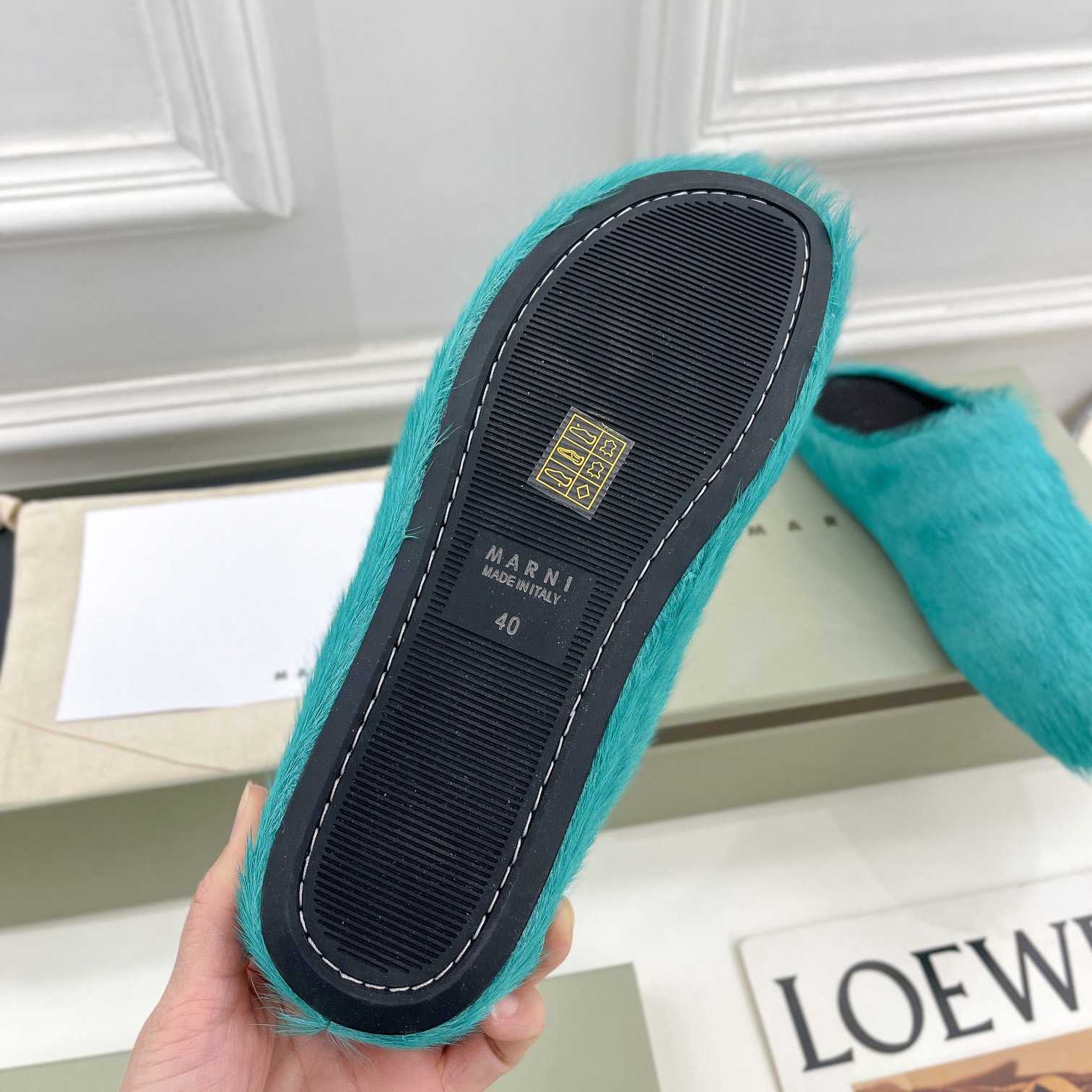 Marni Fussbett Slip-On Flat Mules - EUR FASHION