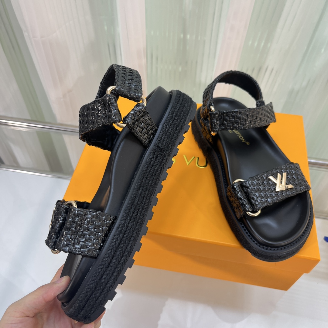 Louis Vuitton Cordoba Flat Comfort Sandal - EUR FASHION