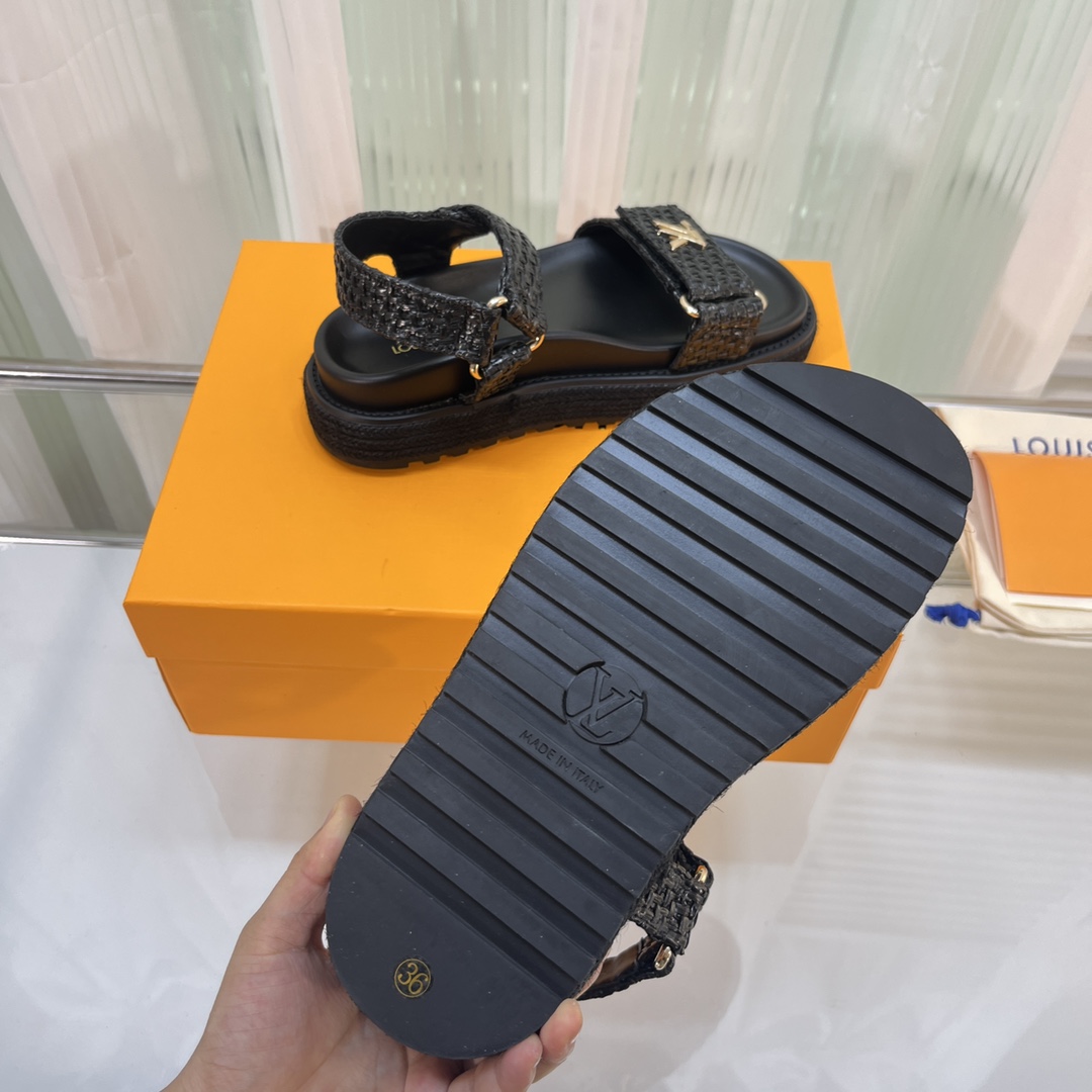 Louis Vuitton Cordoba Flat Comfort Sandal - EUR FASHION