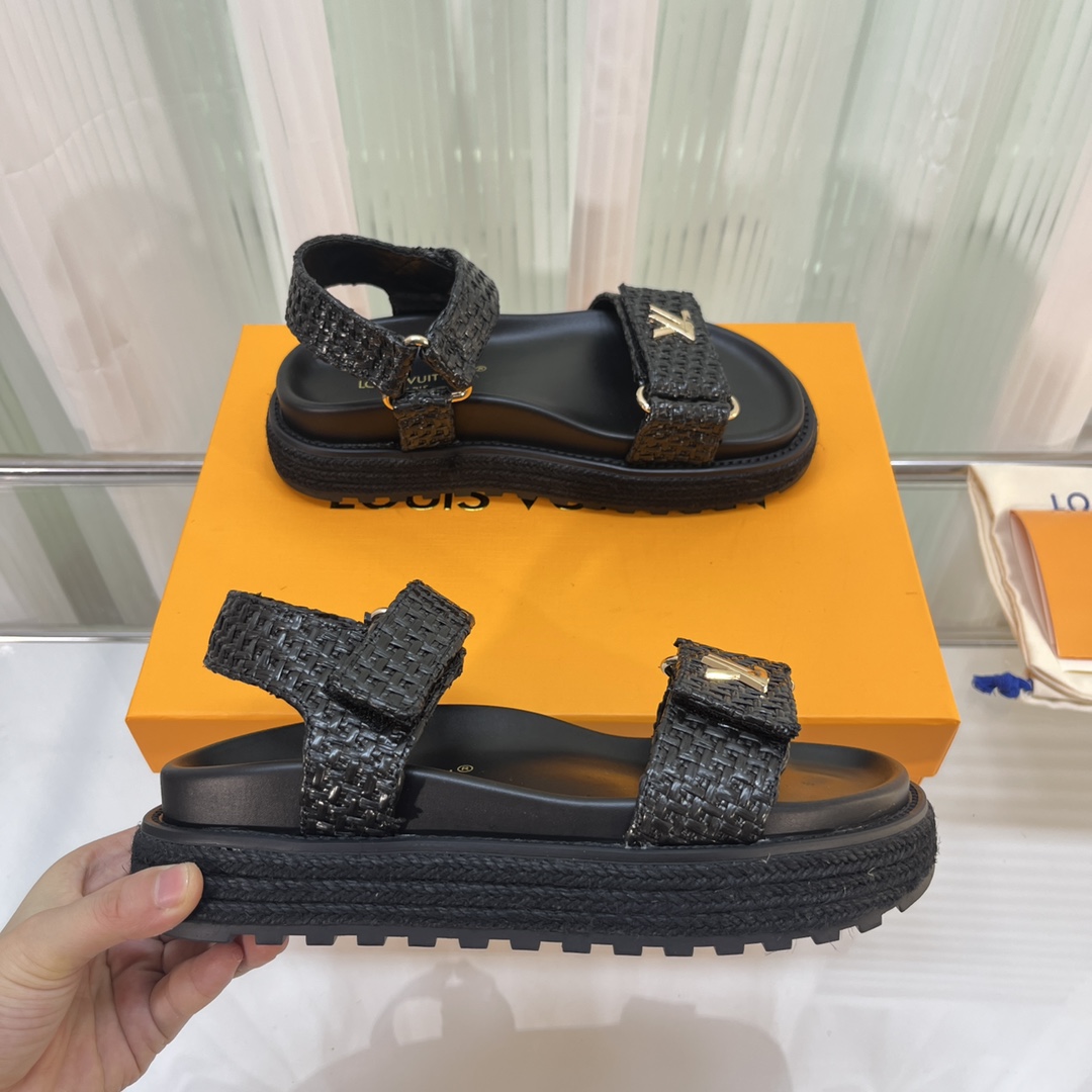 Louis Vuitton Cordoba Flat Comfort Sandal - EUR FASHION